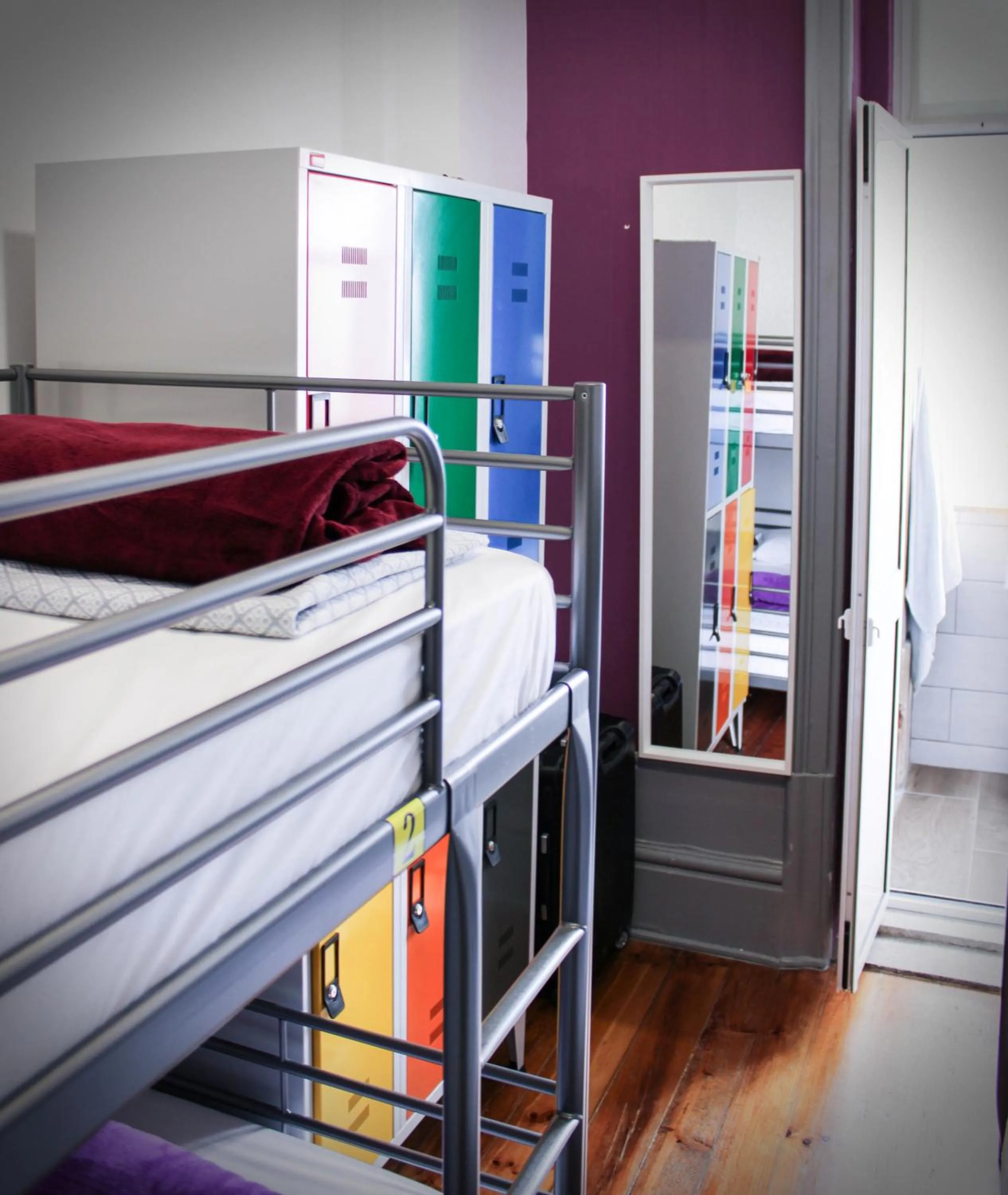 Bathroom, Bed in By Doors Hostel