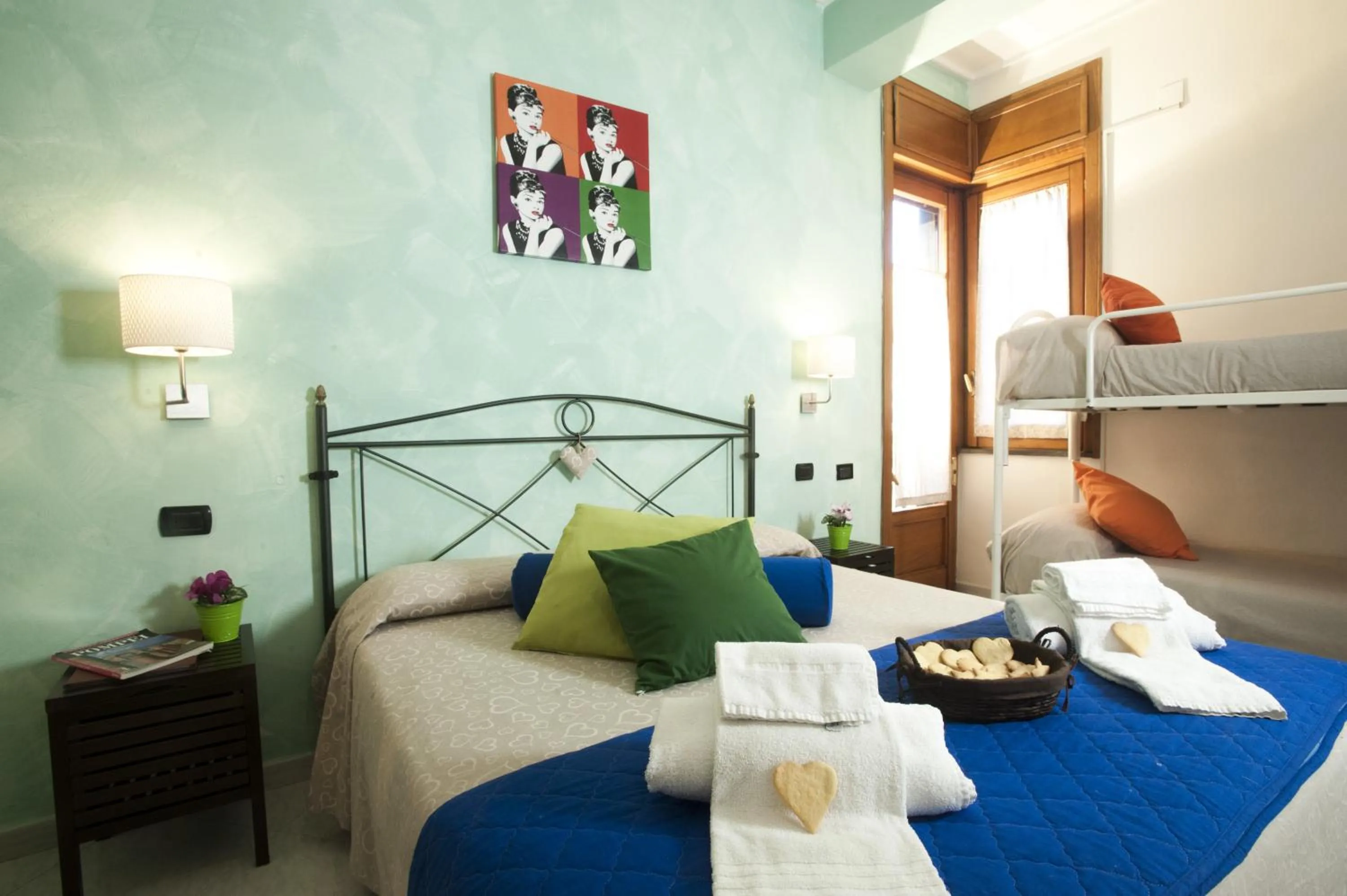 Decorative detail, Bed in B&B Elena