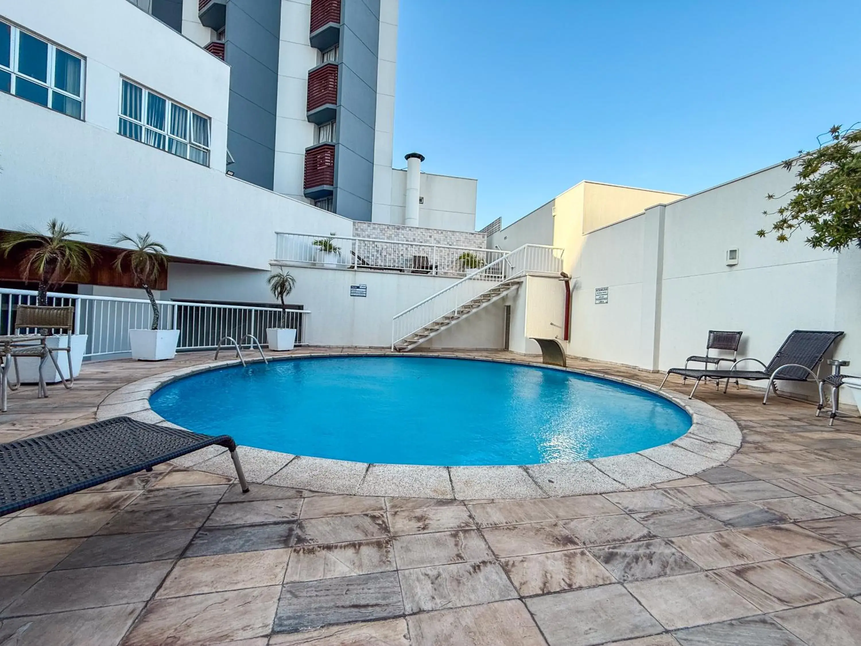 Pool view in Hotel Caiuá Pool view in Hotel Caiuá