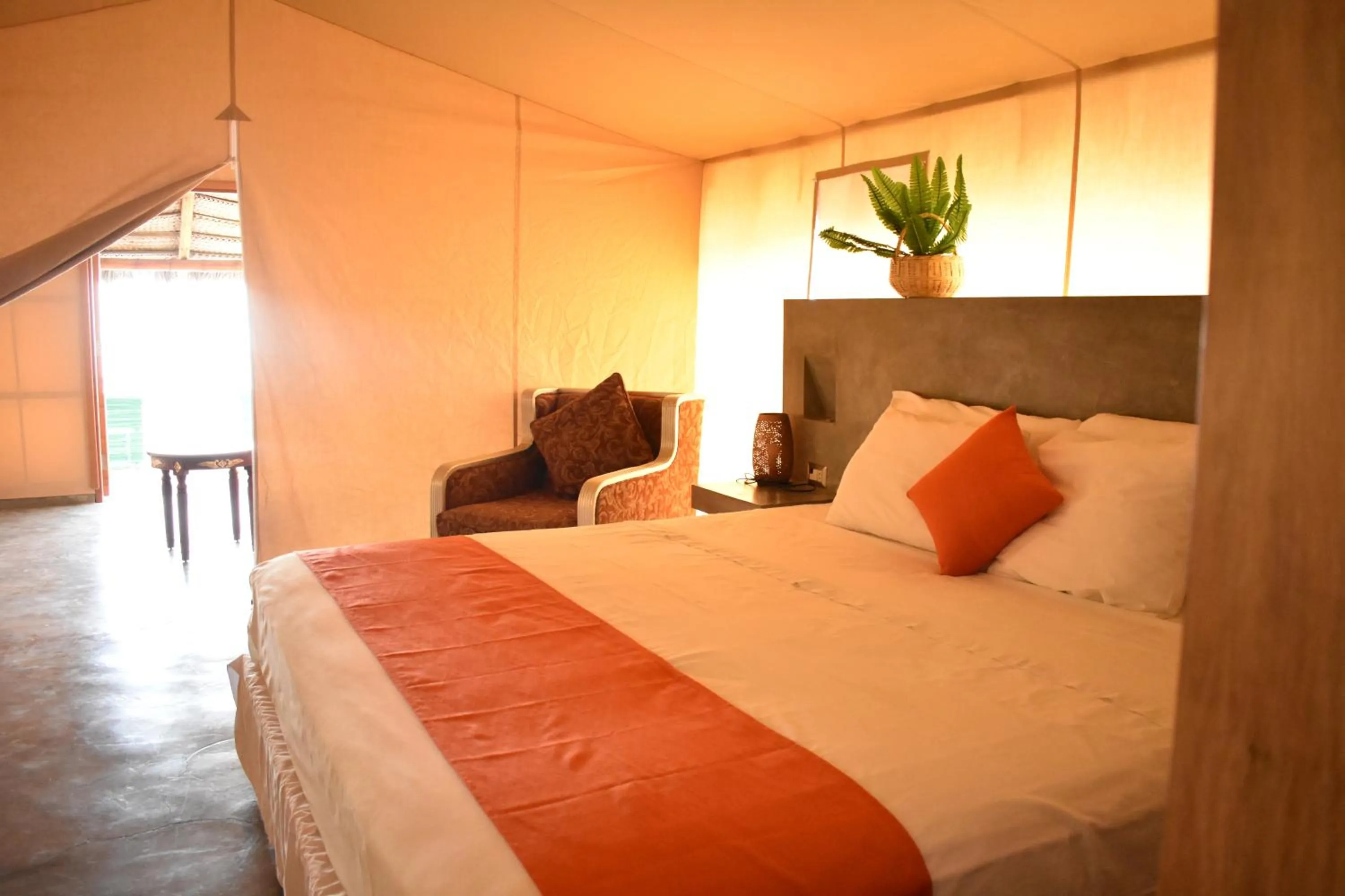 Bed in Vichayito Bungalows & Carpas by Aranwa Hotels