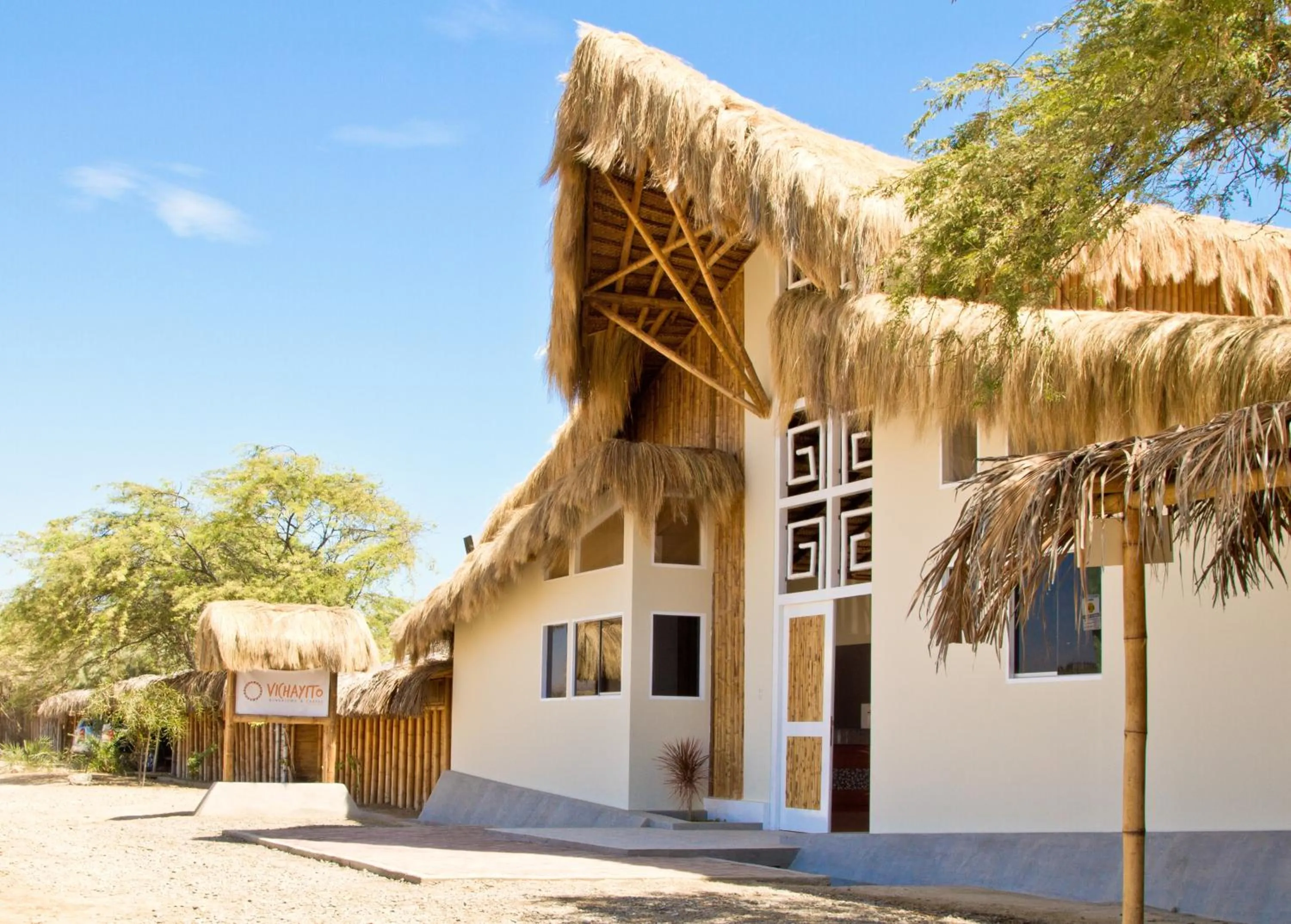 Facade/entrance in Vichayito Bungalows & Carpas by Aranwa Hotels