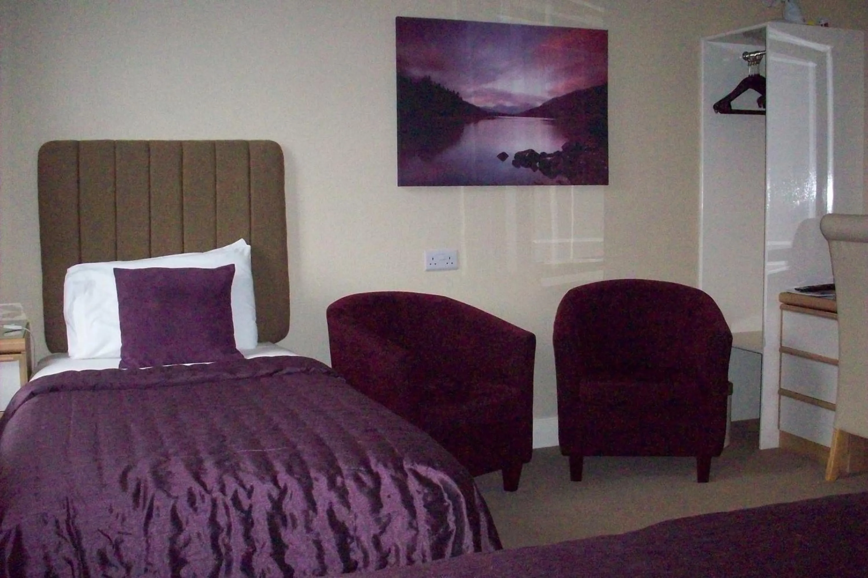 Bedroom, Bed in Lairg Highland Hotel