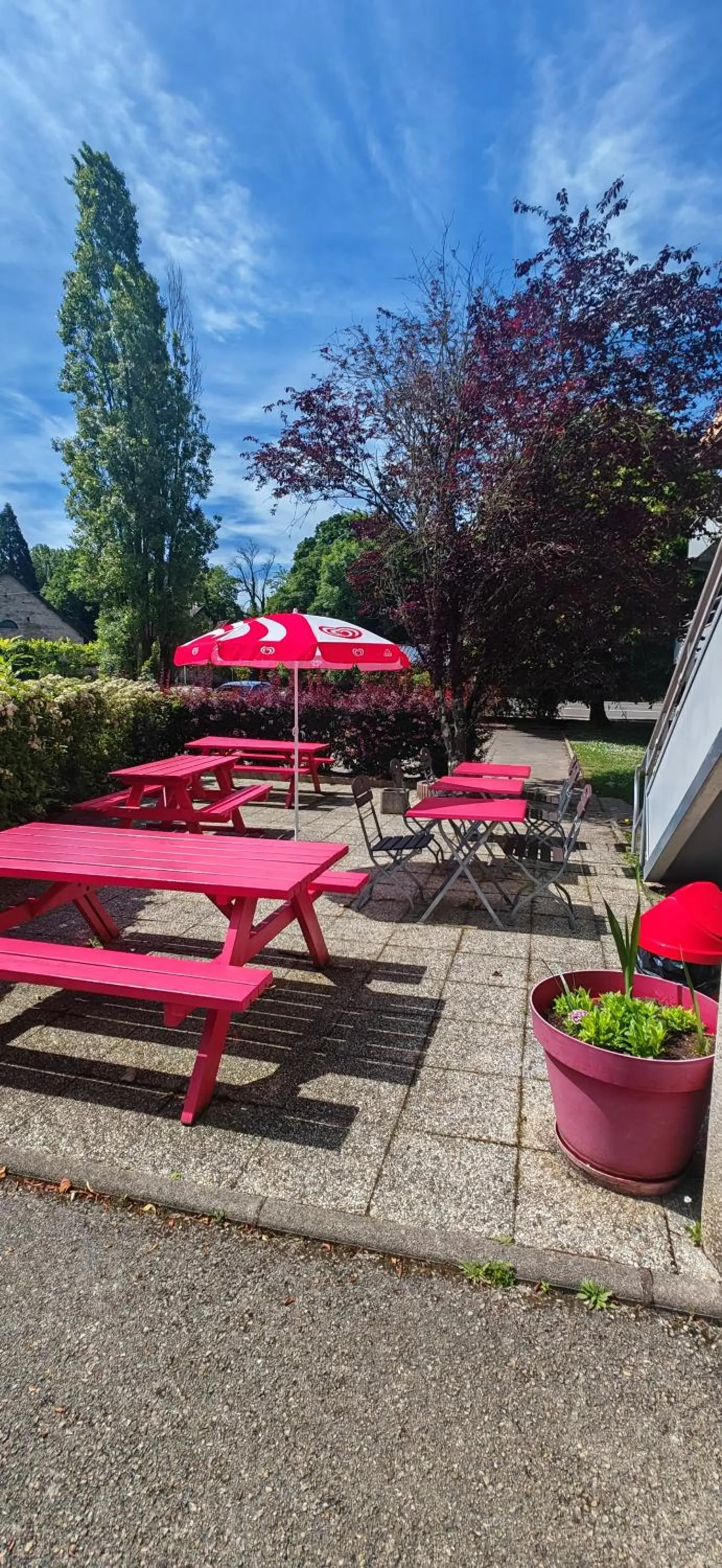 Balcony/Terrace in Premiere Classe Besancon Ecole Valentin