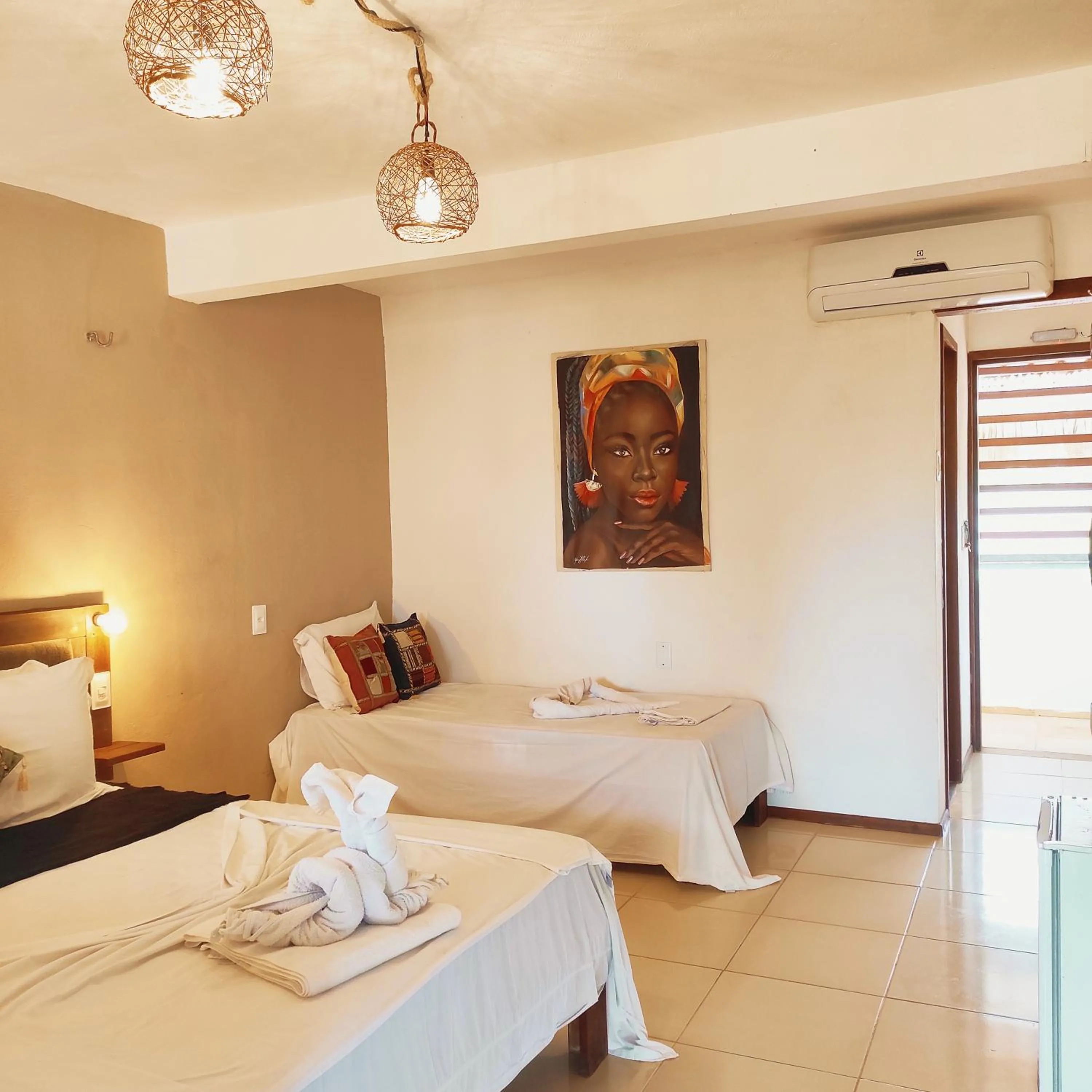 Bed in Pousada Tropical Brasil Jeri