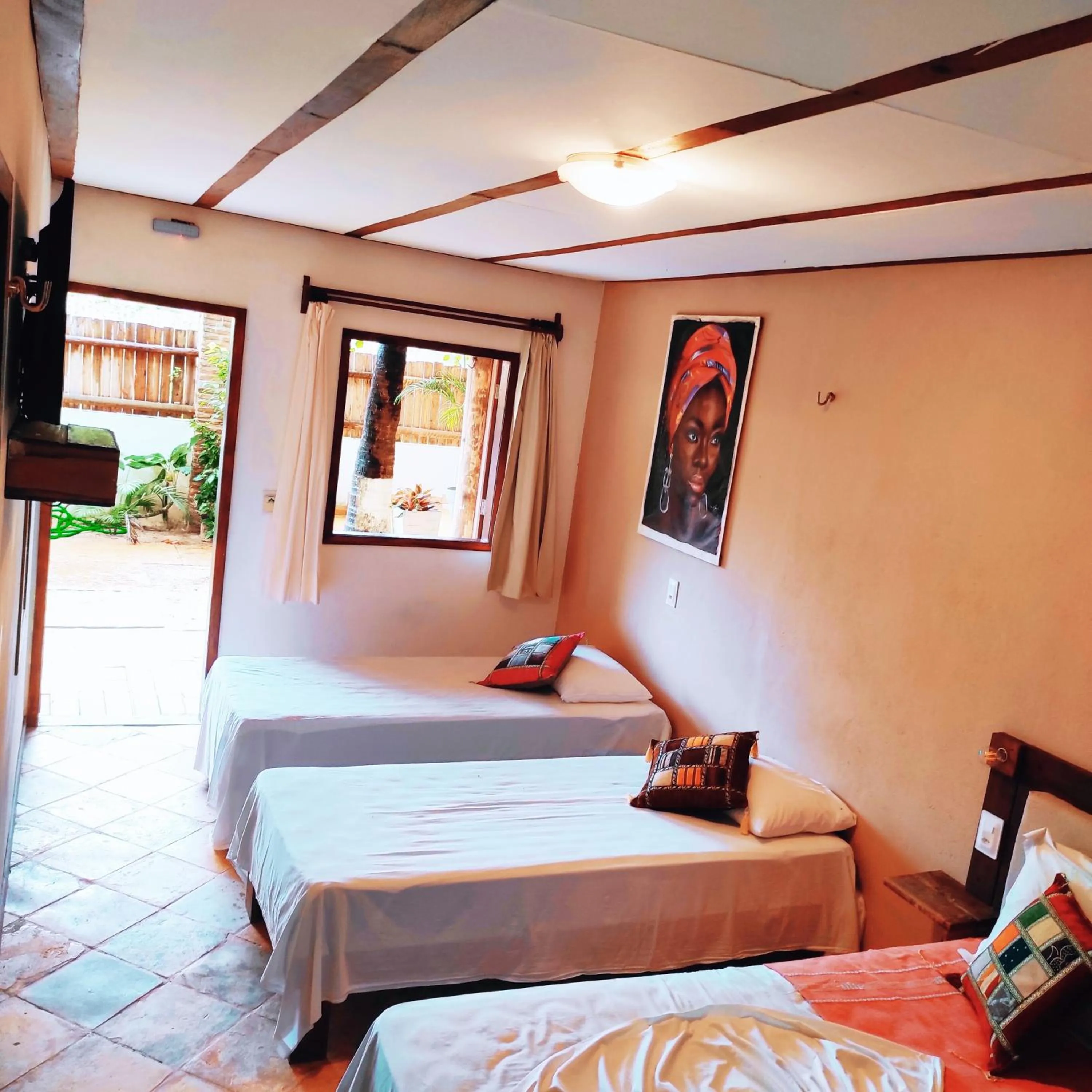 Bed in Pousada Tropical Brasil Jeri