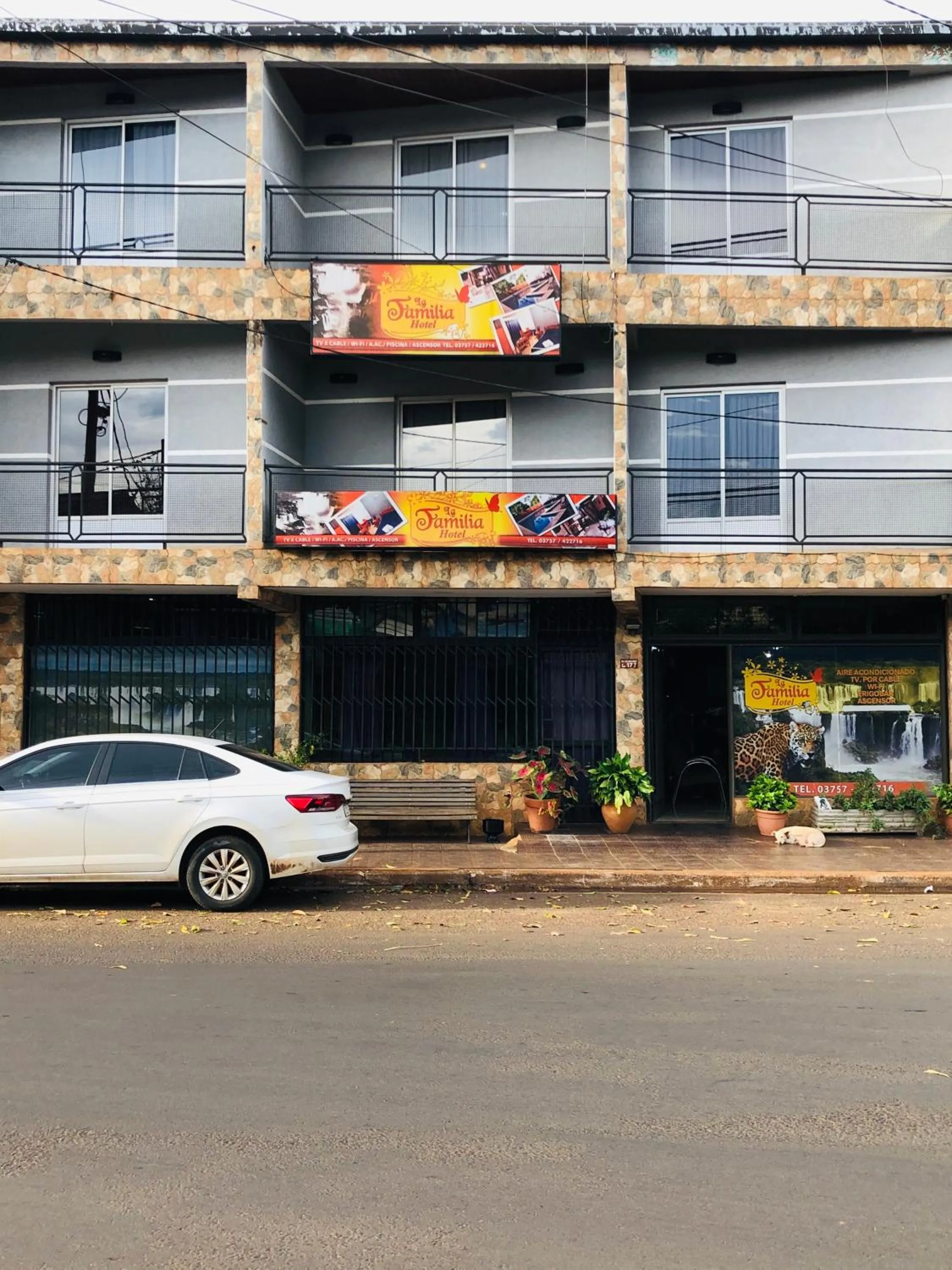 Property building in La Familia Hotel