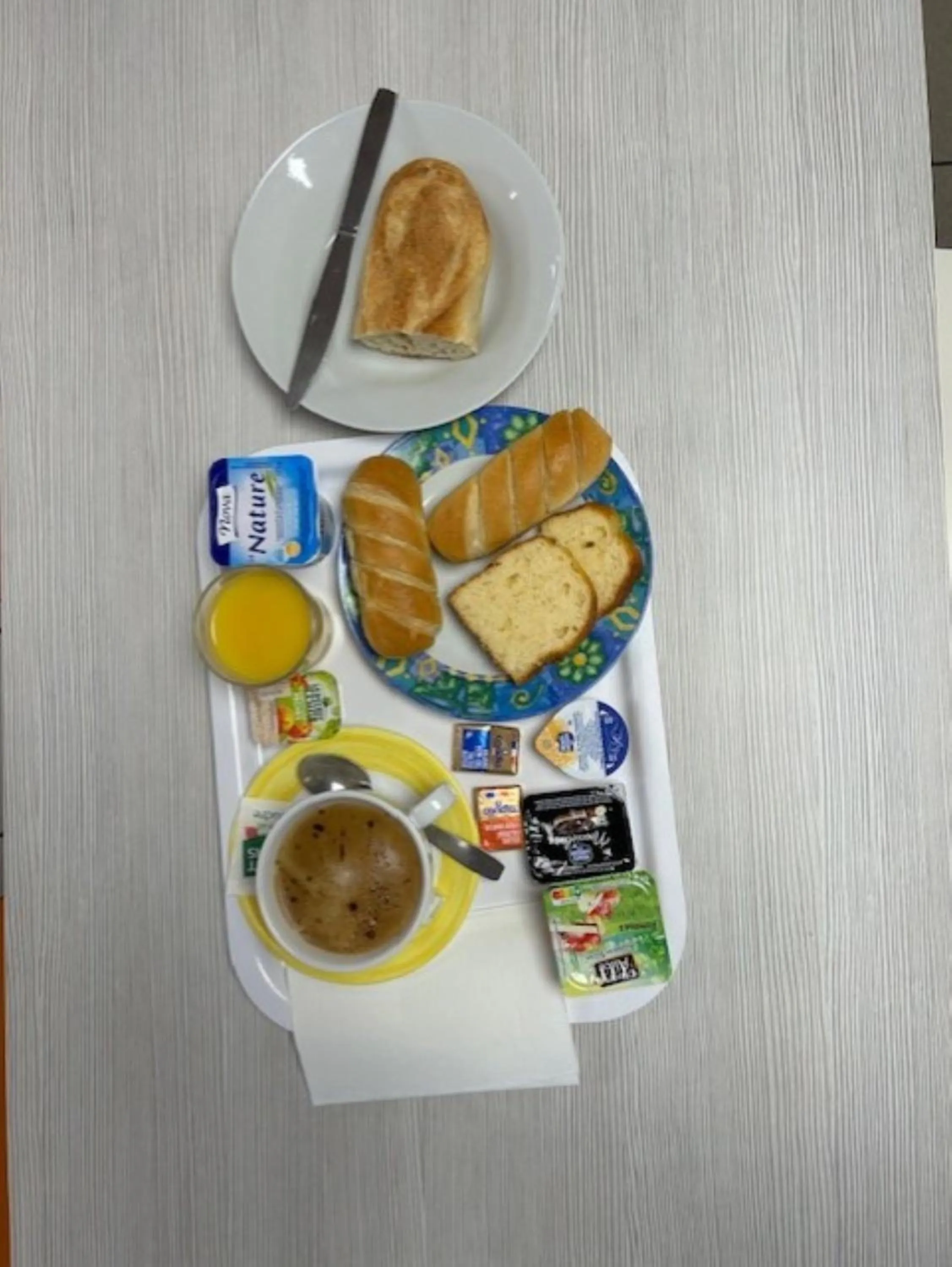 Buffet breakfast in Premiere Classe Blois Nord