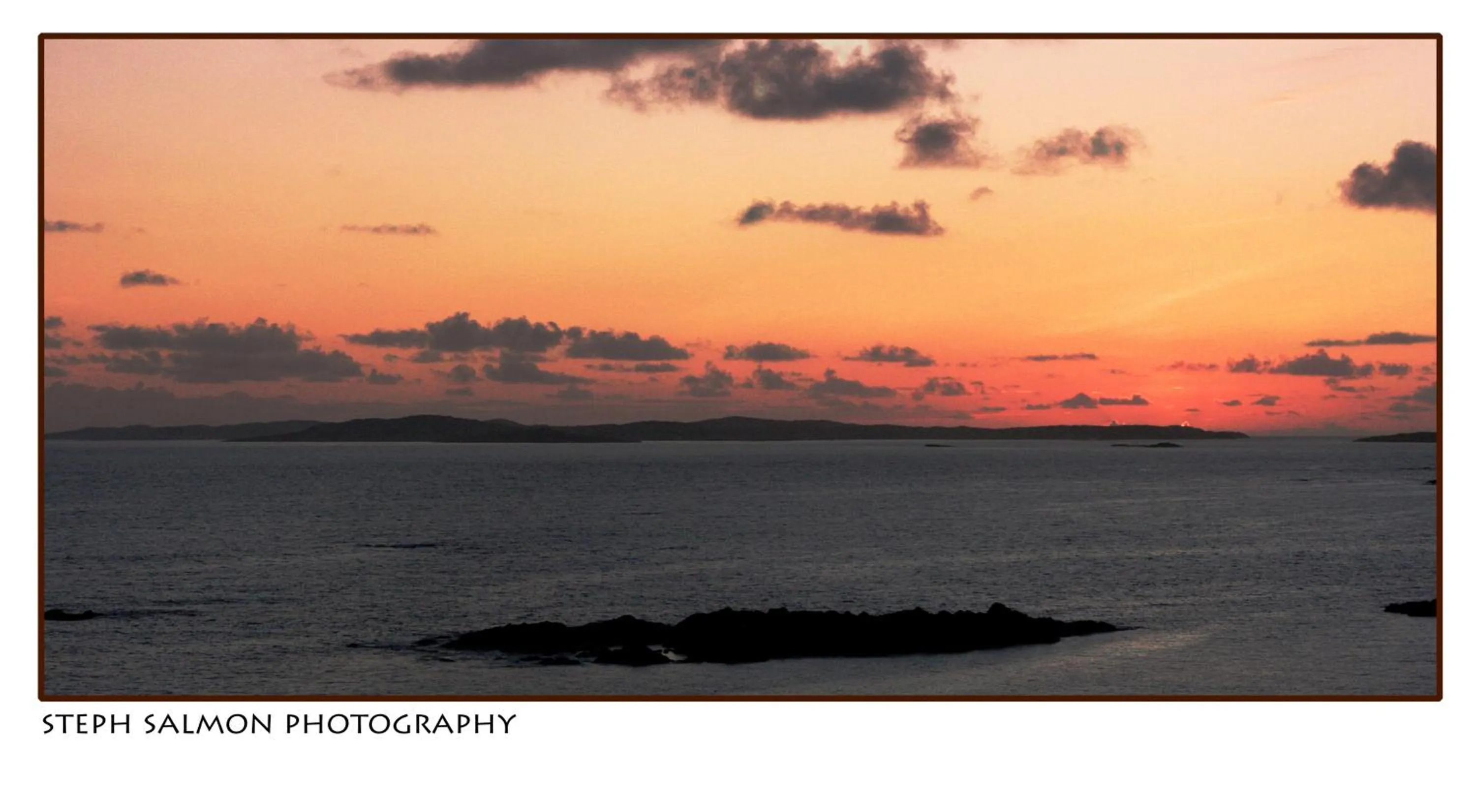 Sunset in Castlehouse B&B