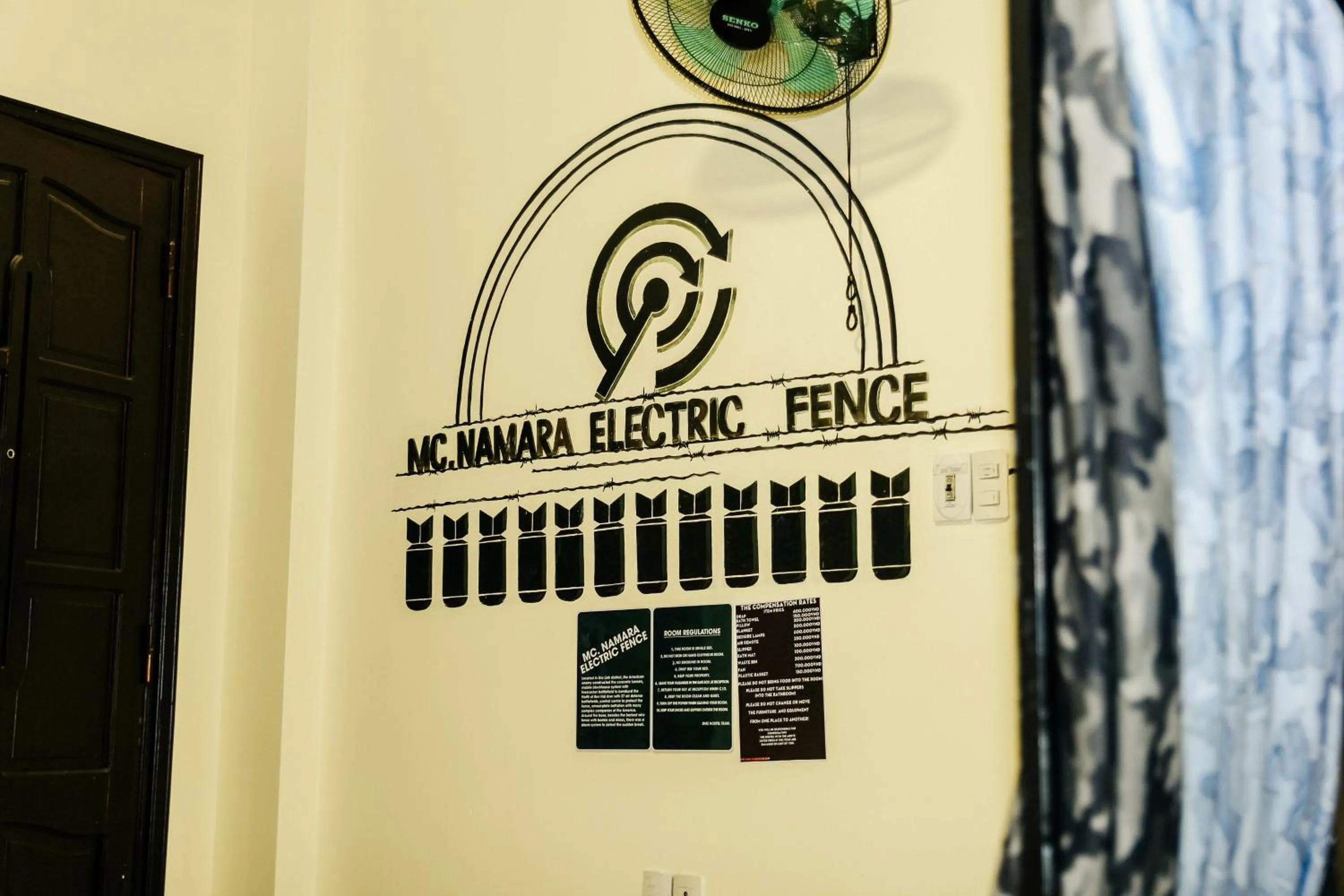 Logo/Certificate/Sign in DMZ Hostel