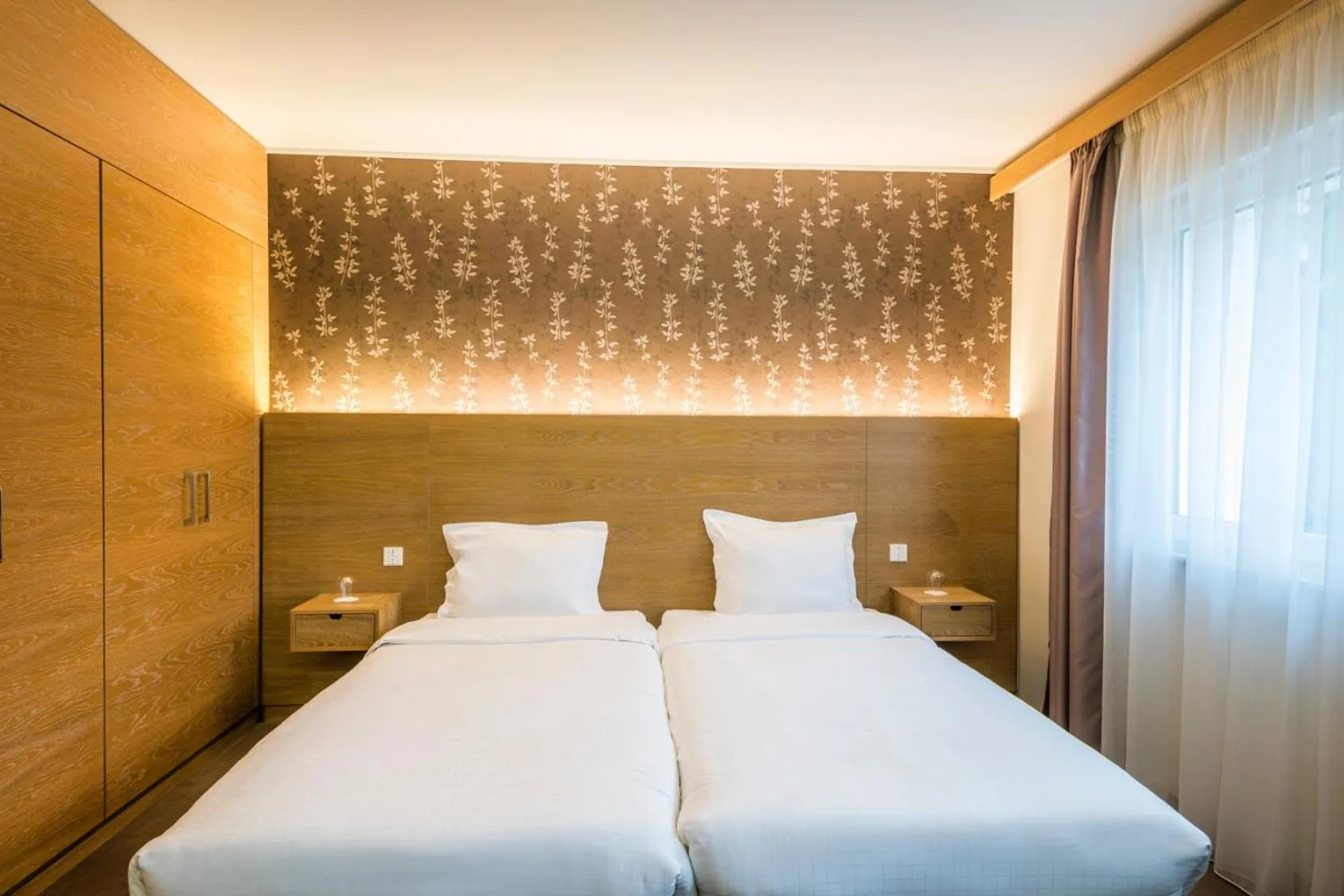 Bedroom, Bed in Hotel Bon Repos