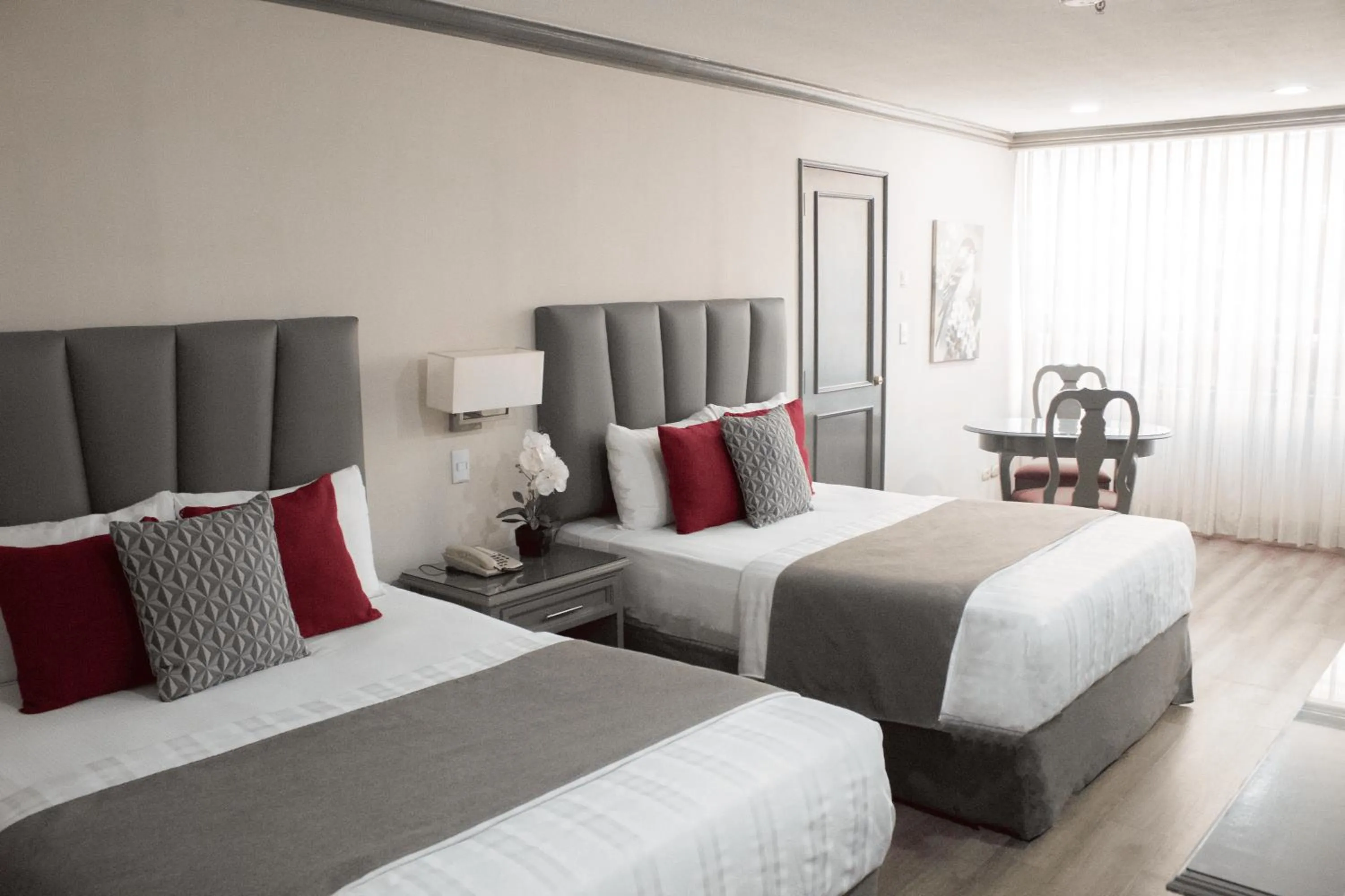 Photo of the whole room, Bed in Hotel Santander Plaza