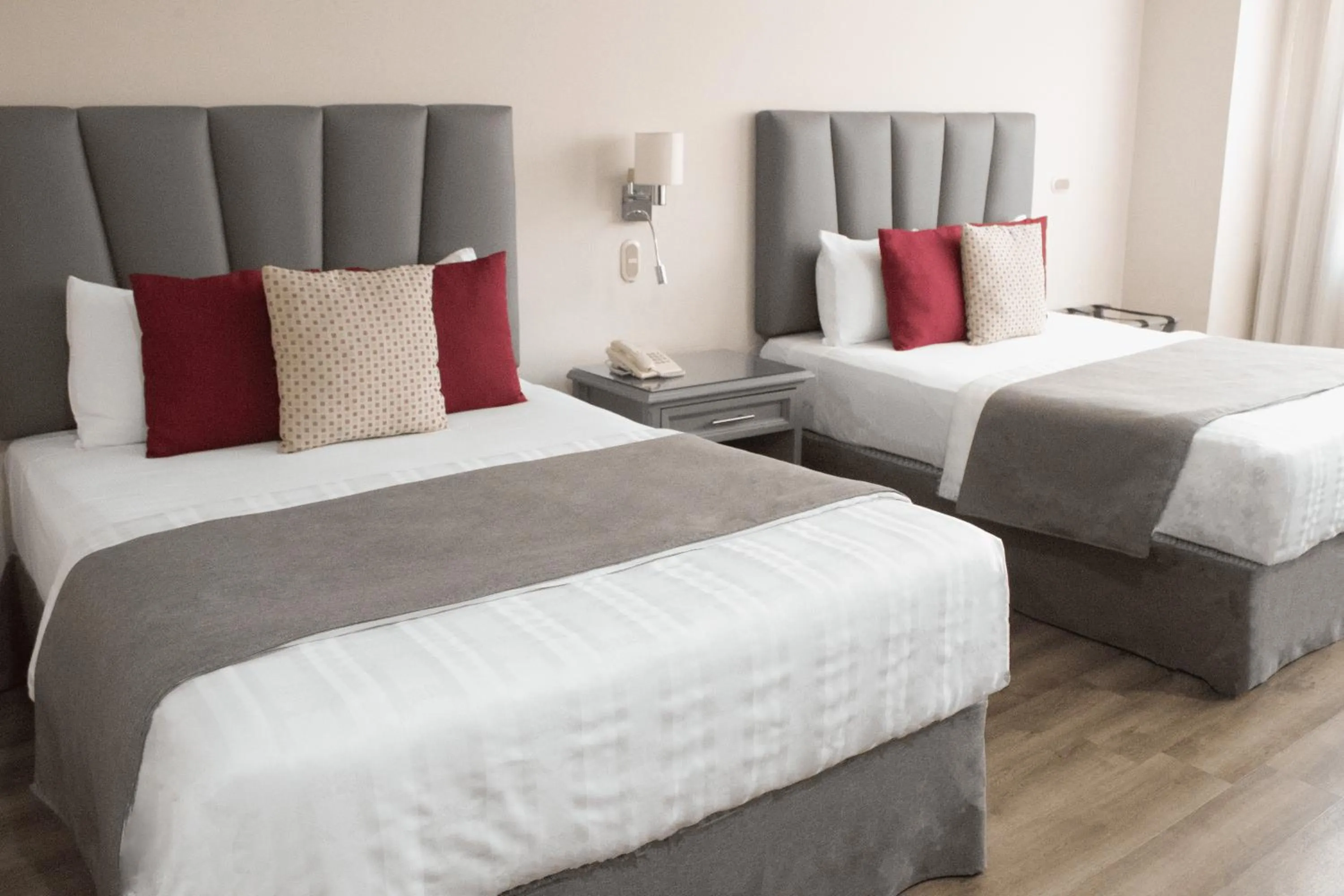 Photo of the whole room, Bed in Hotel Santander Plaza