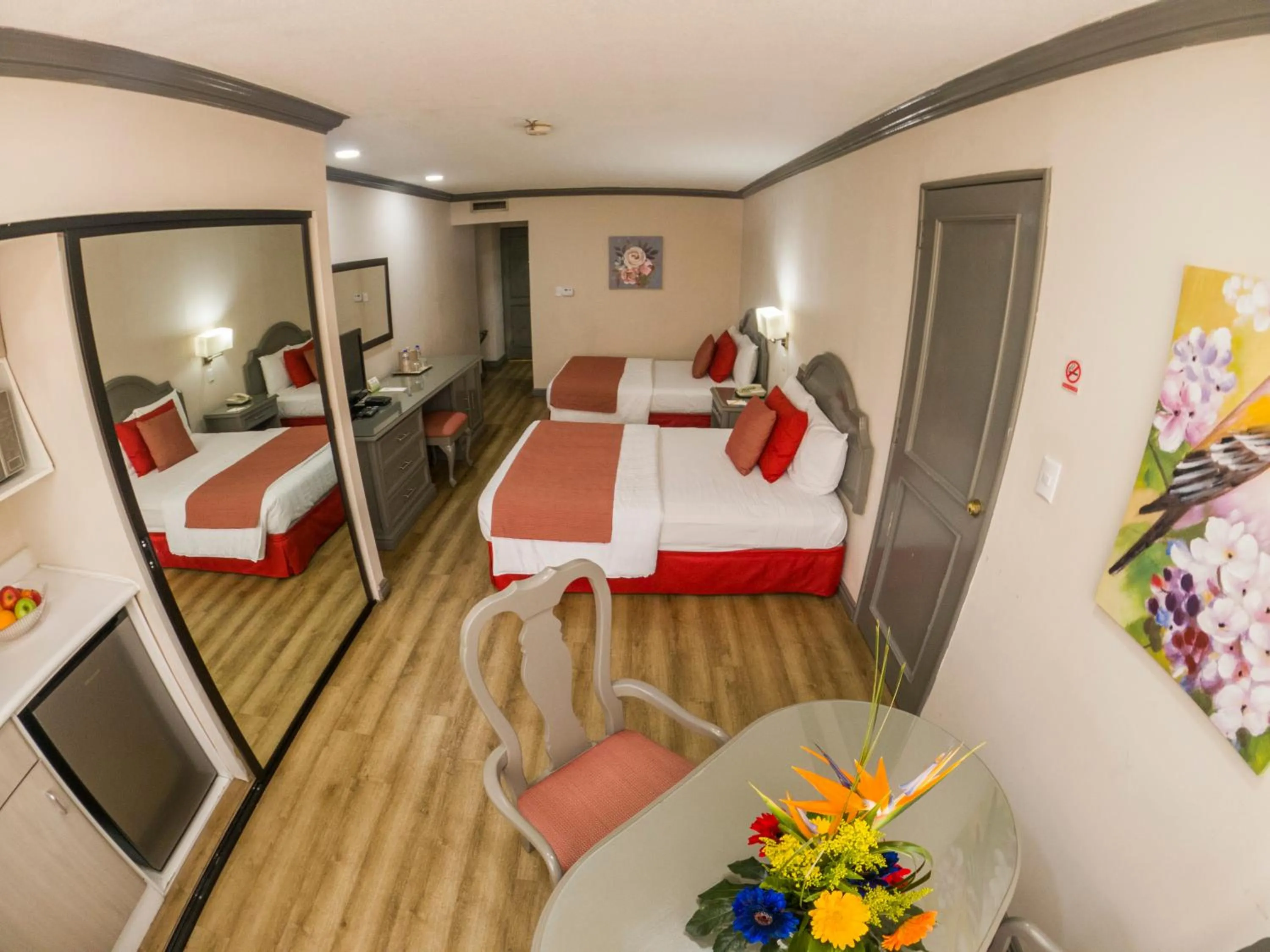 Bed in Hotel Santander Plaza