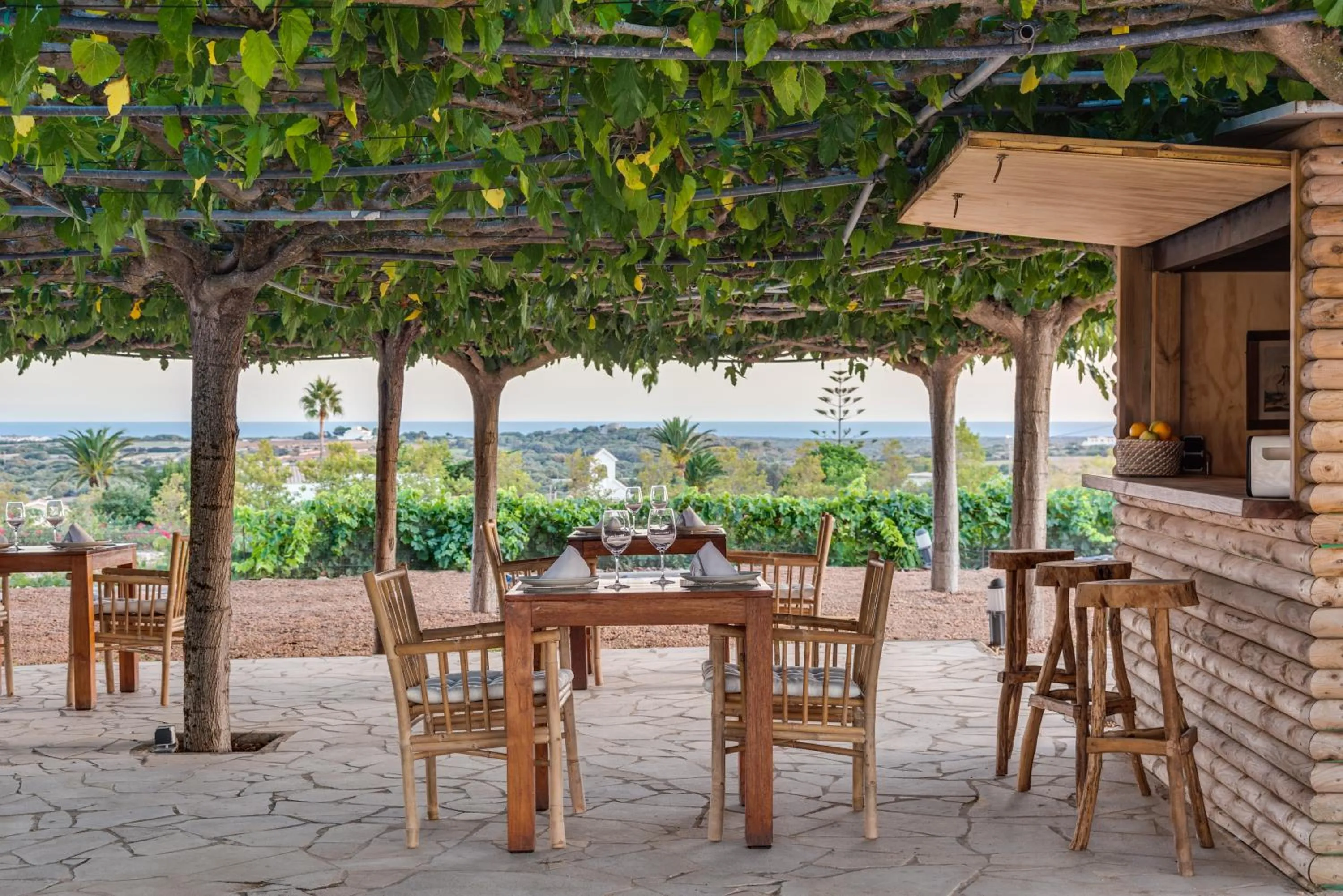 Patio in Agroturismo Llucasaldent Gran Menorca - Adults Only