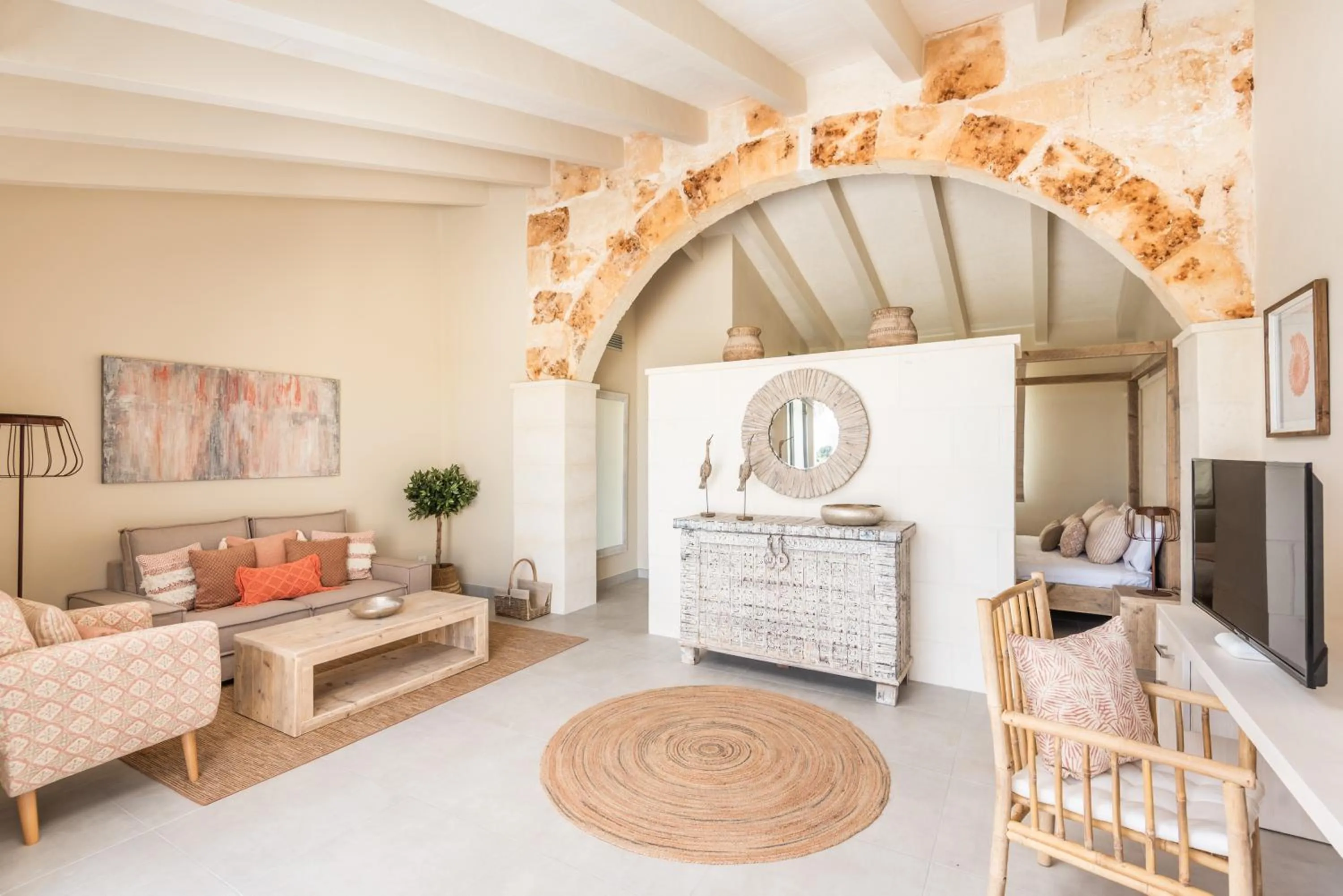 Decorative detail in Agroturismo Llucasaldent Gran Menorca - Adults Only