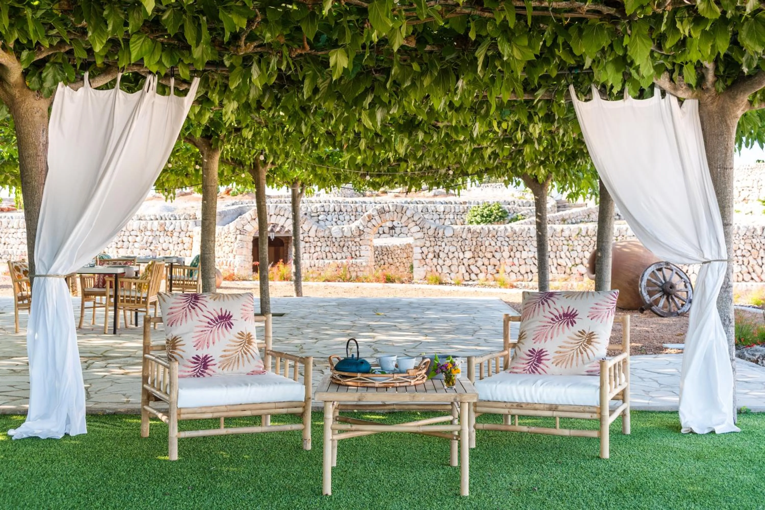 Garden in Agroturismo Llucasaldent Gran Menorca - Adults Only