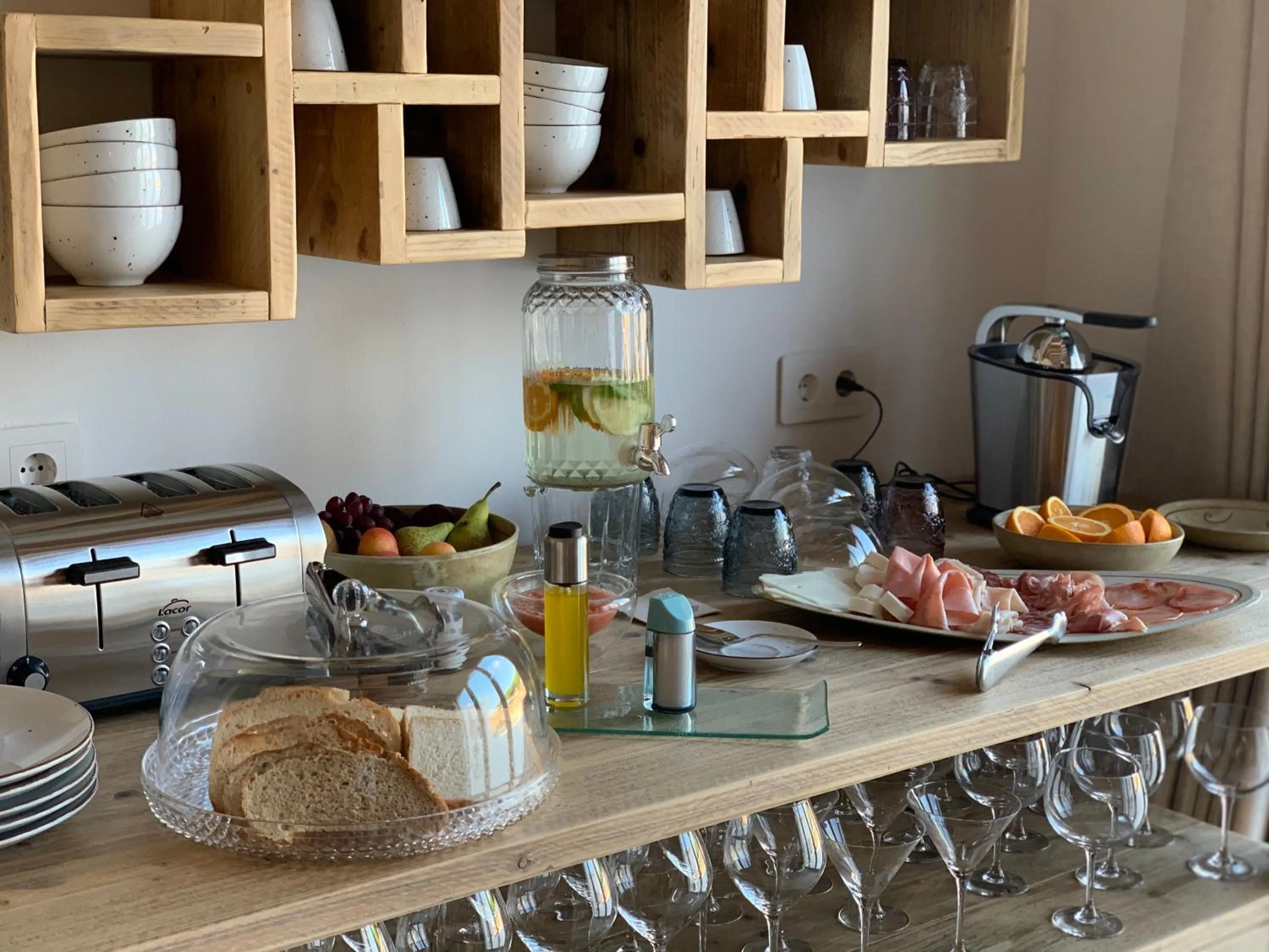 Buffet breakfast in Agroturismo Llucasaldent Gran Menorca - Adults Only