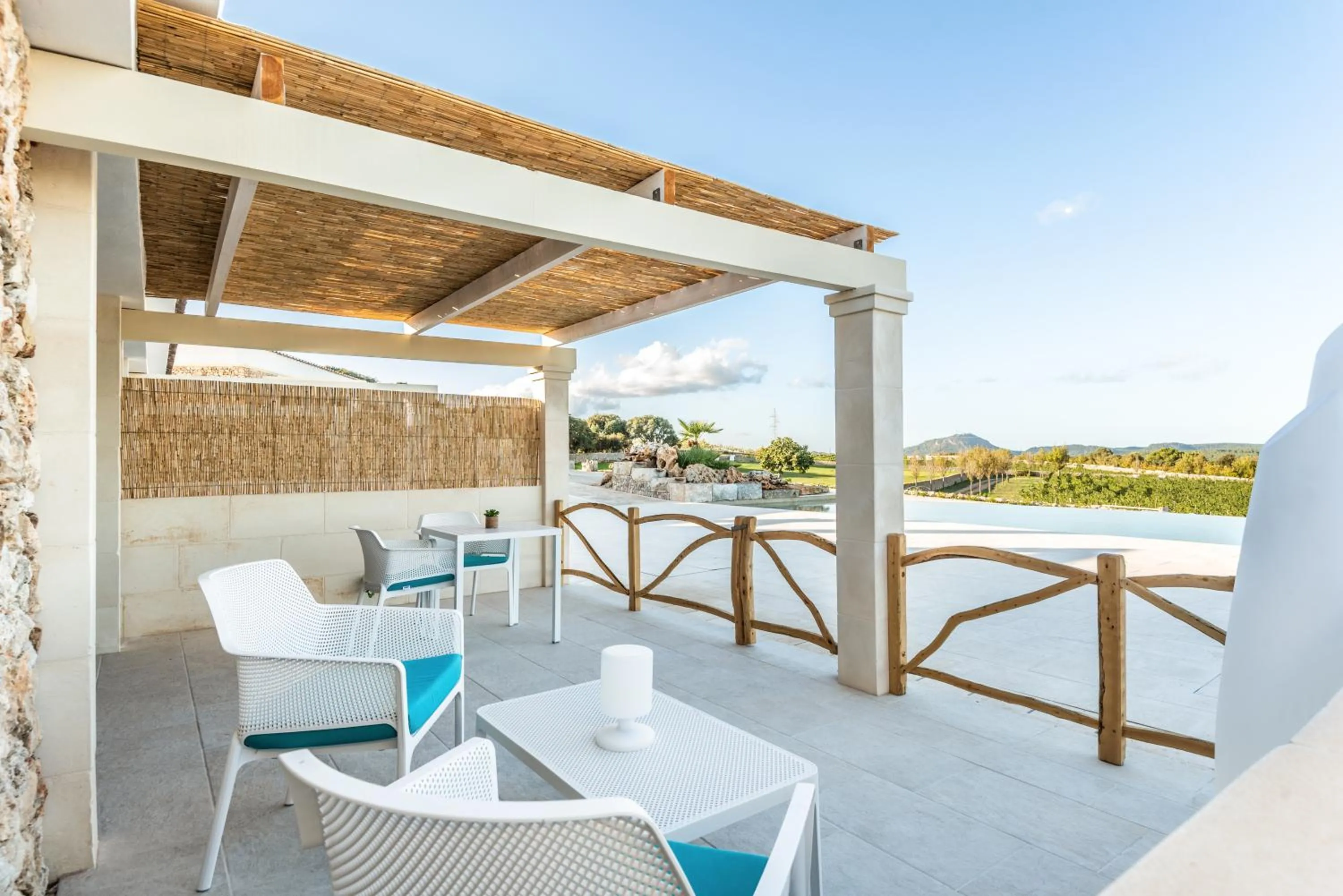 Patio in Agroturismo Llucasaldent Gran Menorca - Adults Only