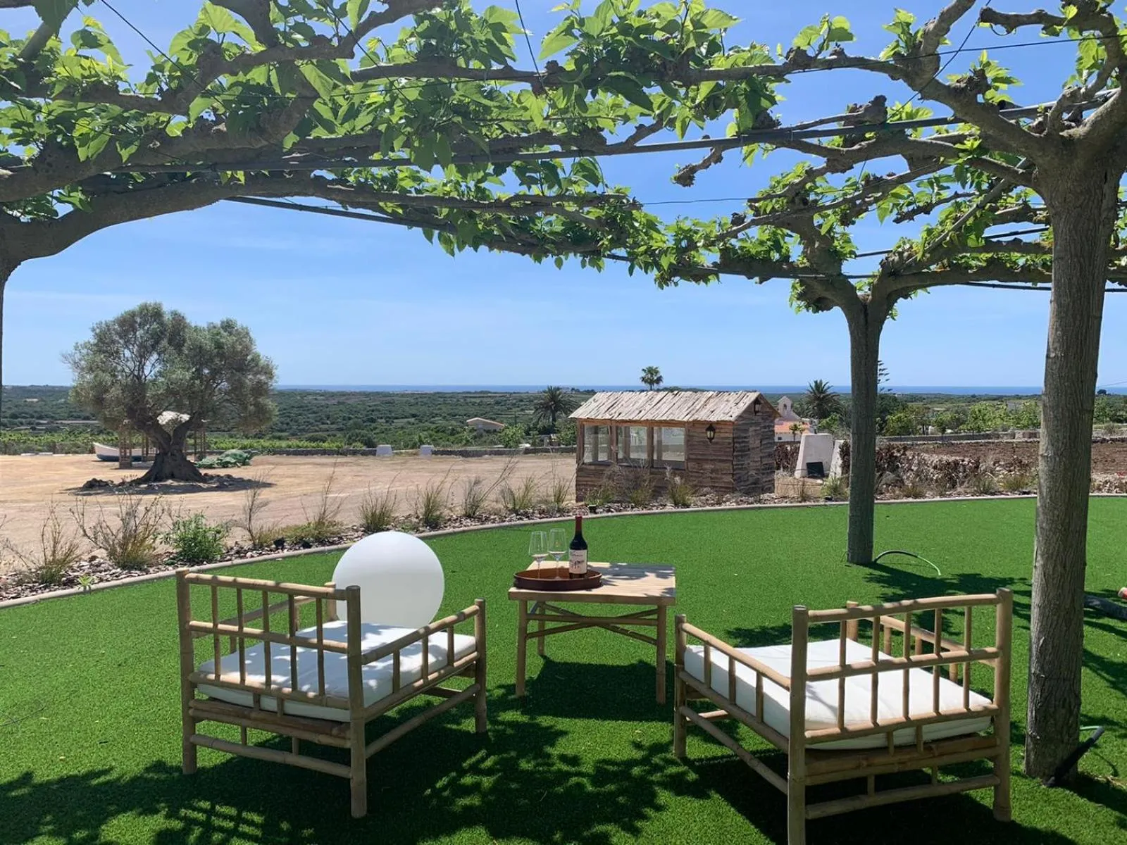 Garden in Agroturismo Llucasaldent Gran Menorca - Adults Only