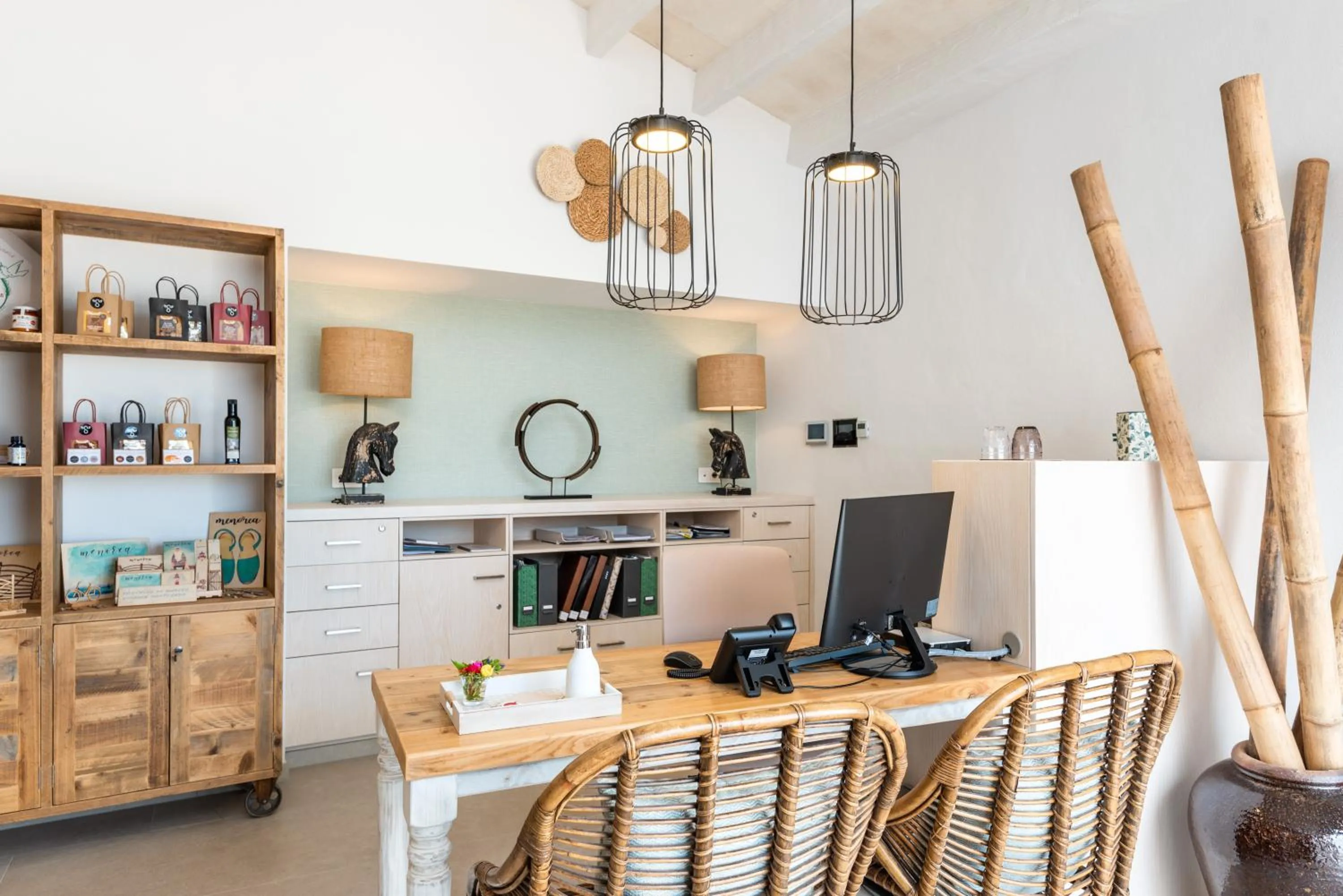 Lobby or reception in Agroturismo Llucasaldent Gran Menorca - Adults Only
