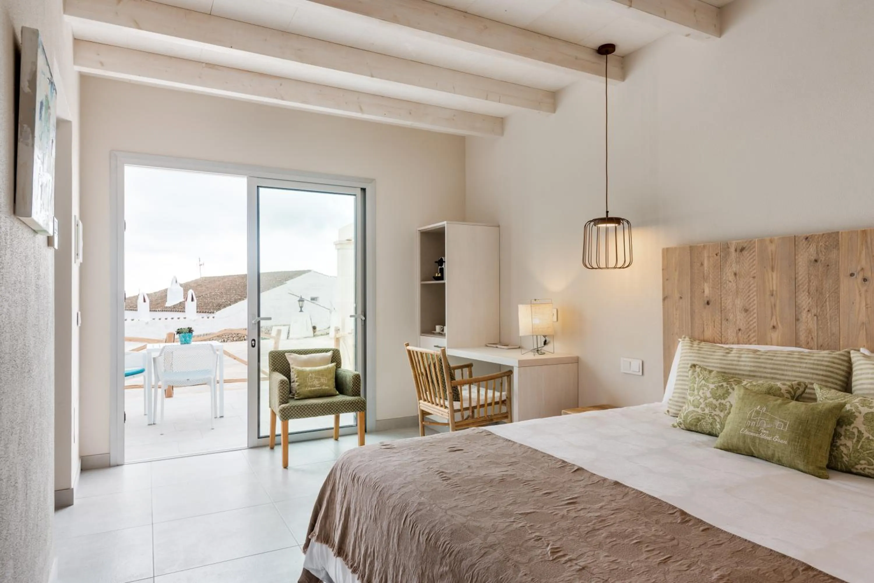 Photo of the whole room, Bed in Agroturismo Llucasaldent Gran Menorca - Adults Only