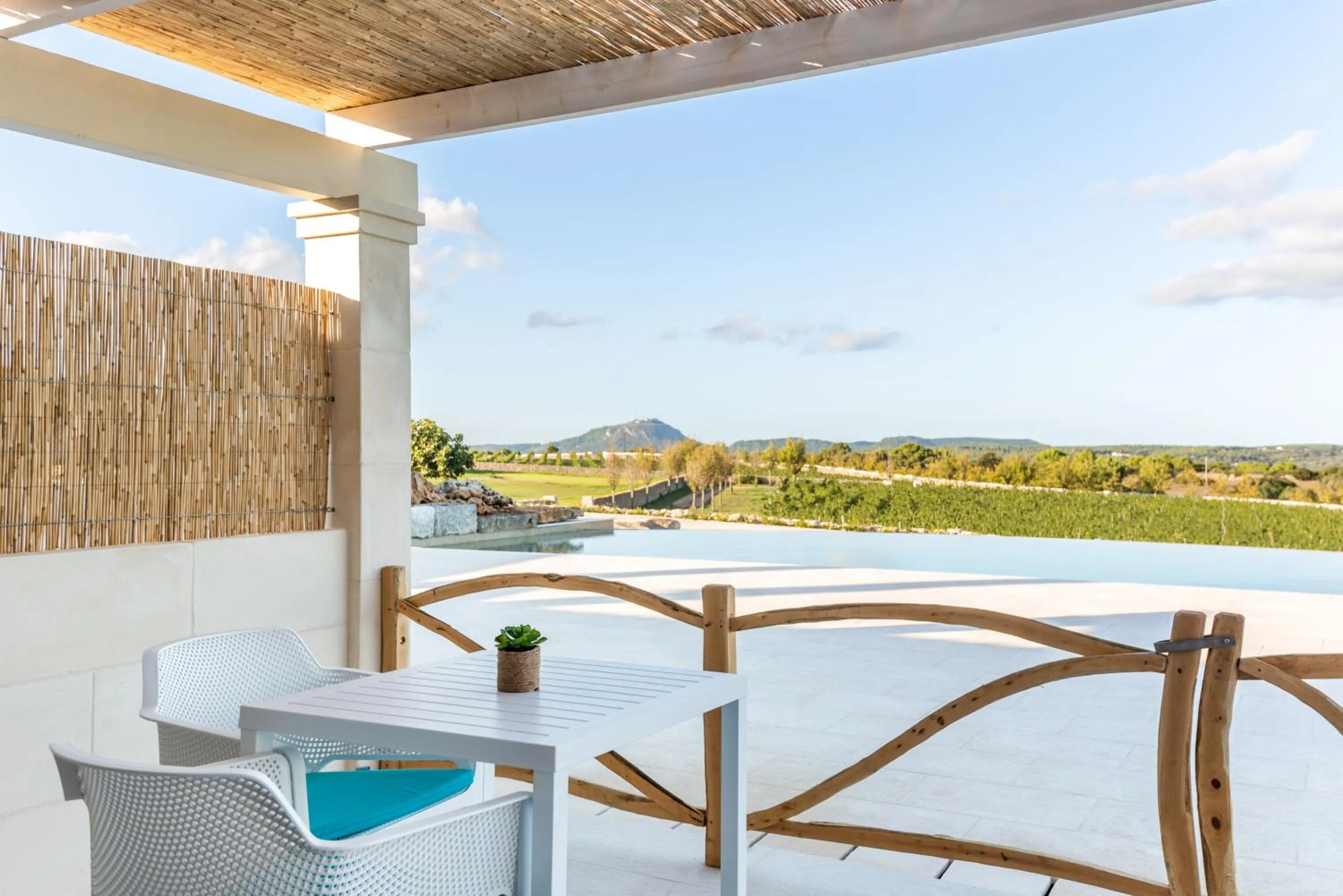 Patio in Agroturismo Llucasaldent Gran Menorca - Adults Only
