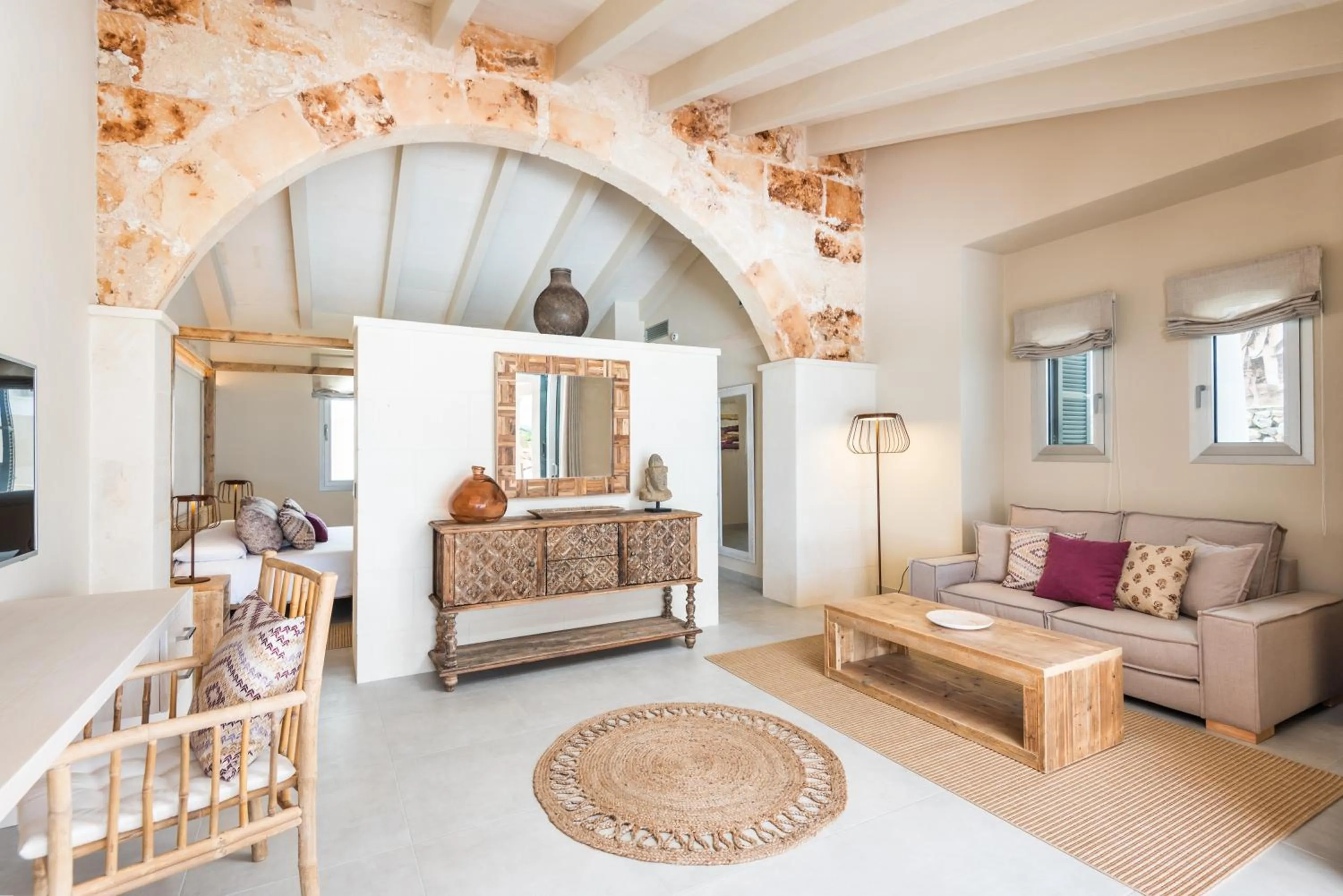 Living room in Agroturismo Llucasaldent Gran Menorca - Adults Only
