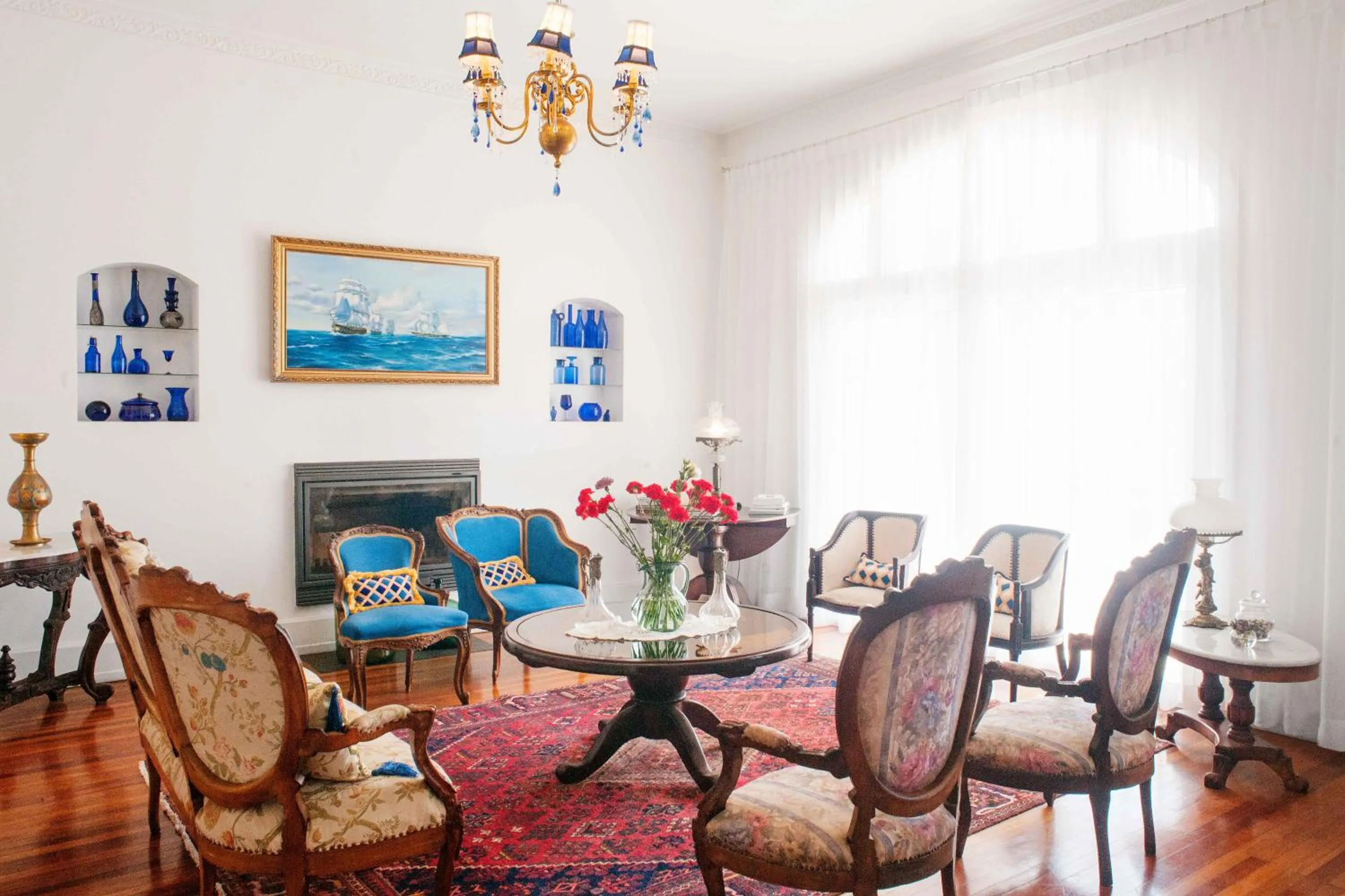 Living room in Hotel Casa Somerscales