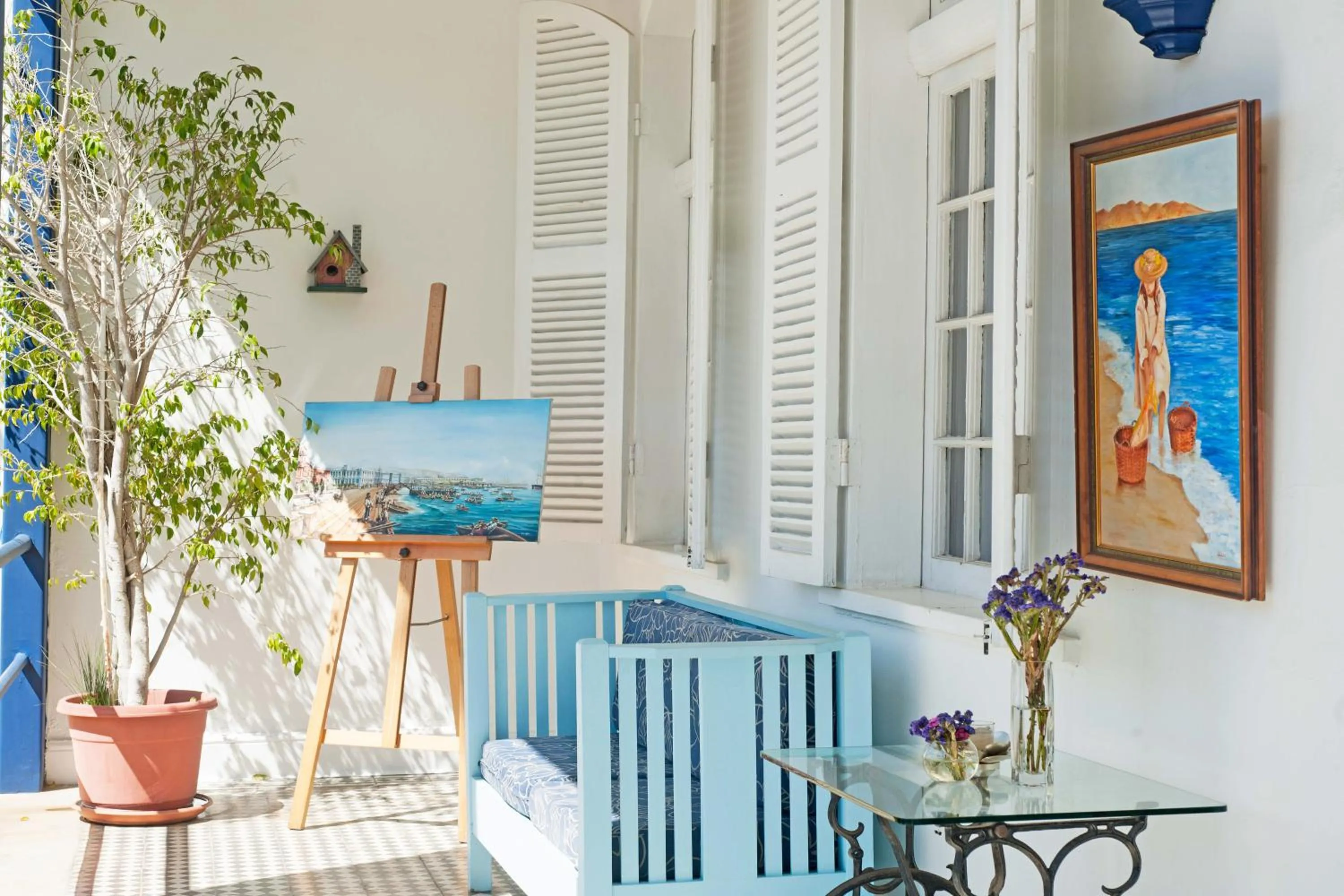 Patio in Hotel Casa Somerscales