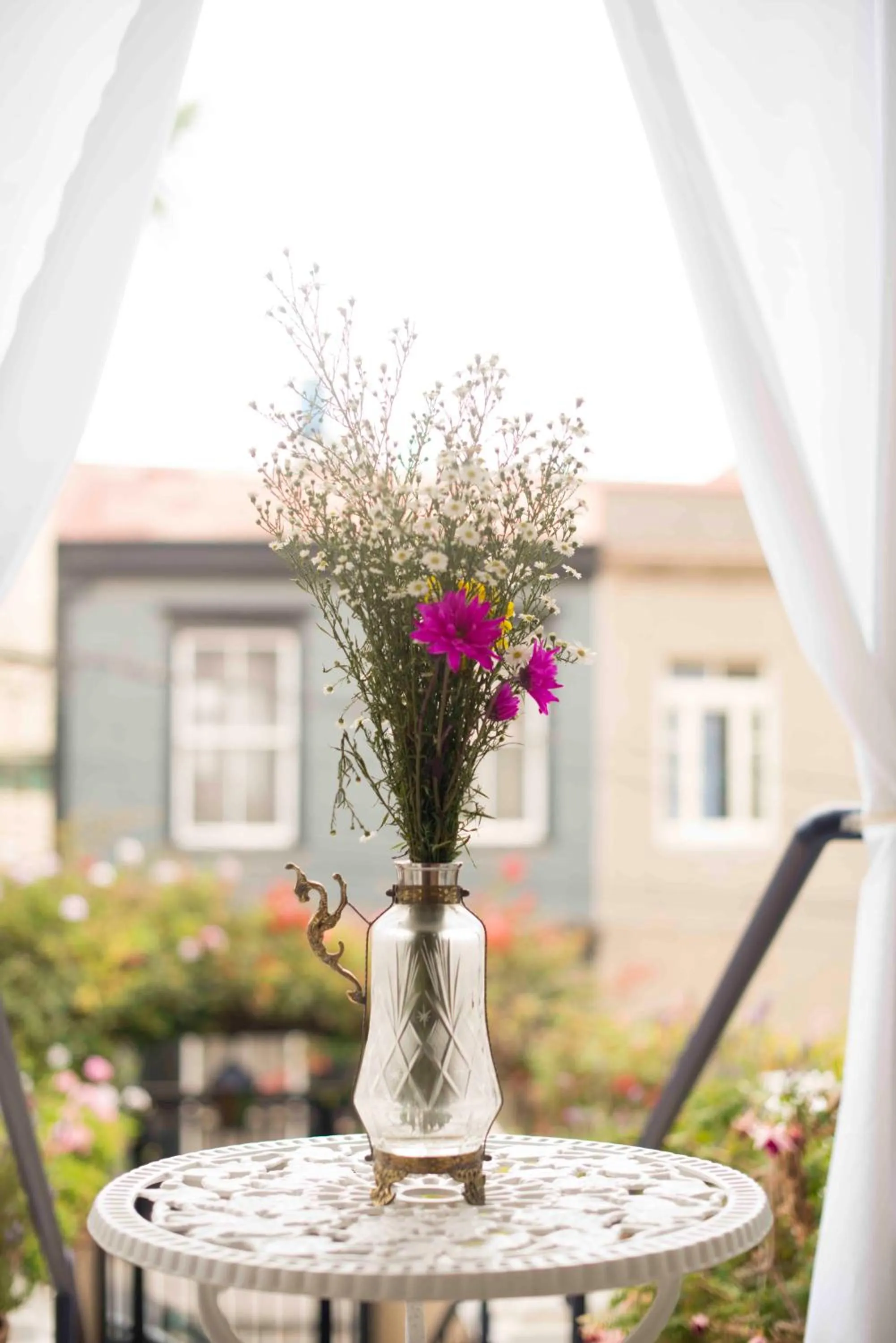 Patio in Hotel Casa Somerscales