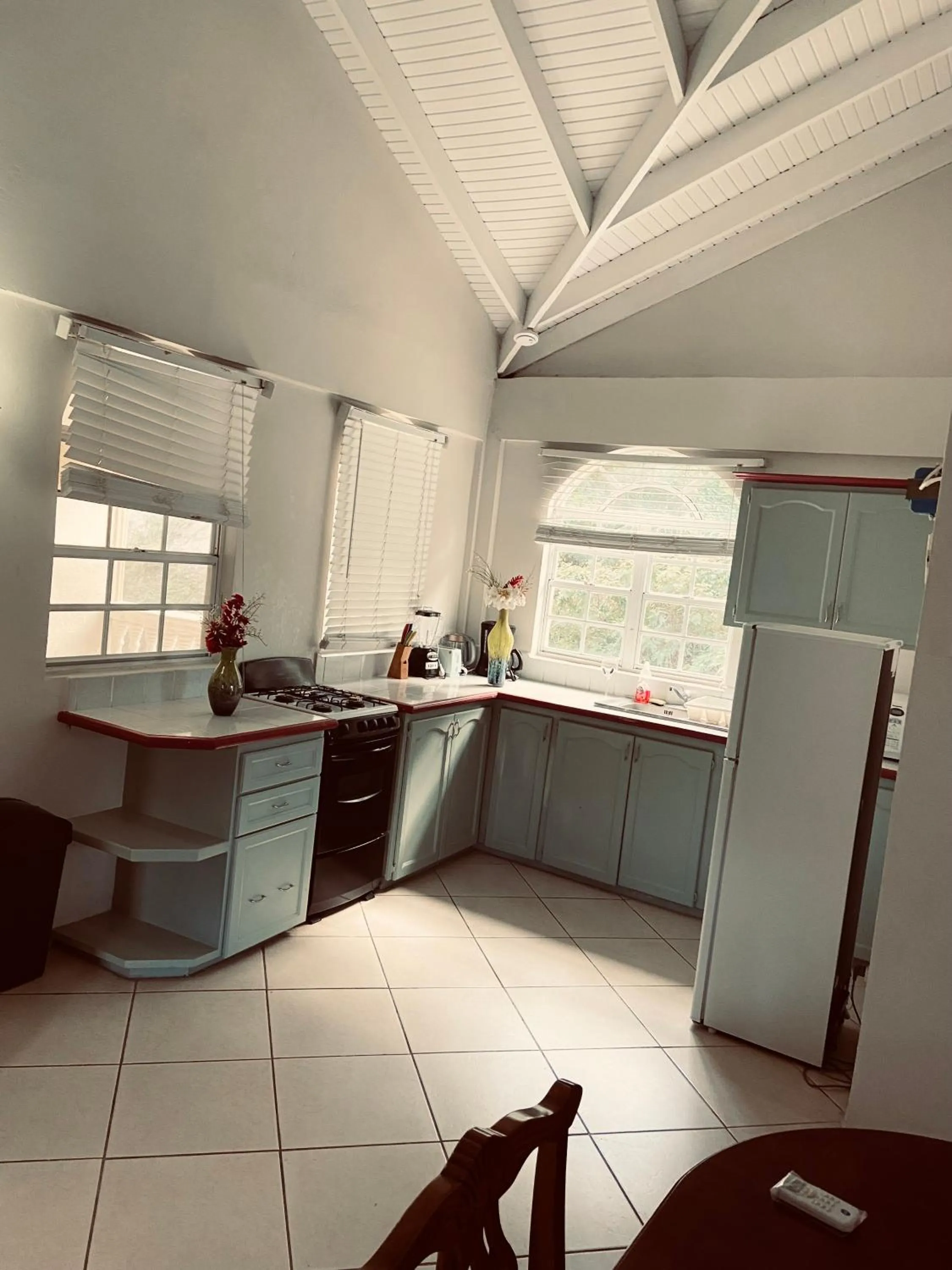 Kitchen or kitchenette in Rejens Hotel