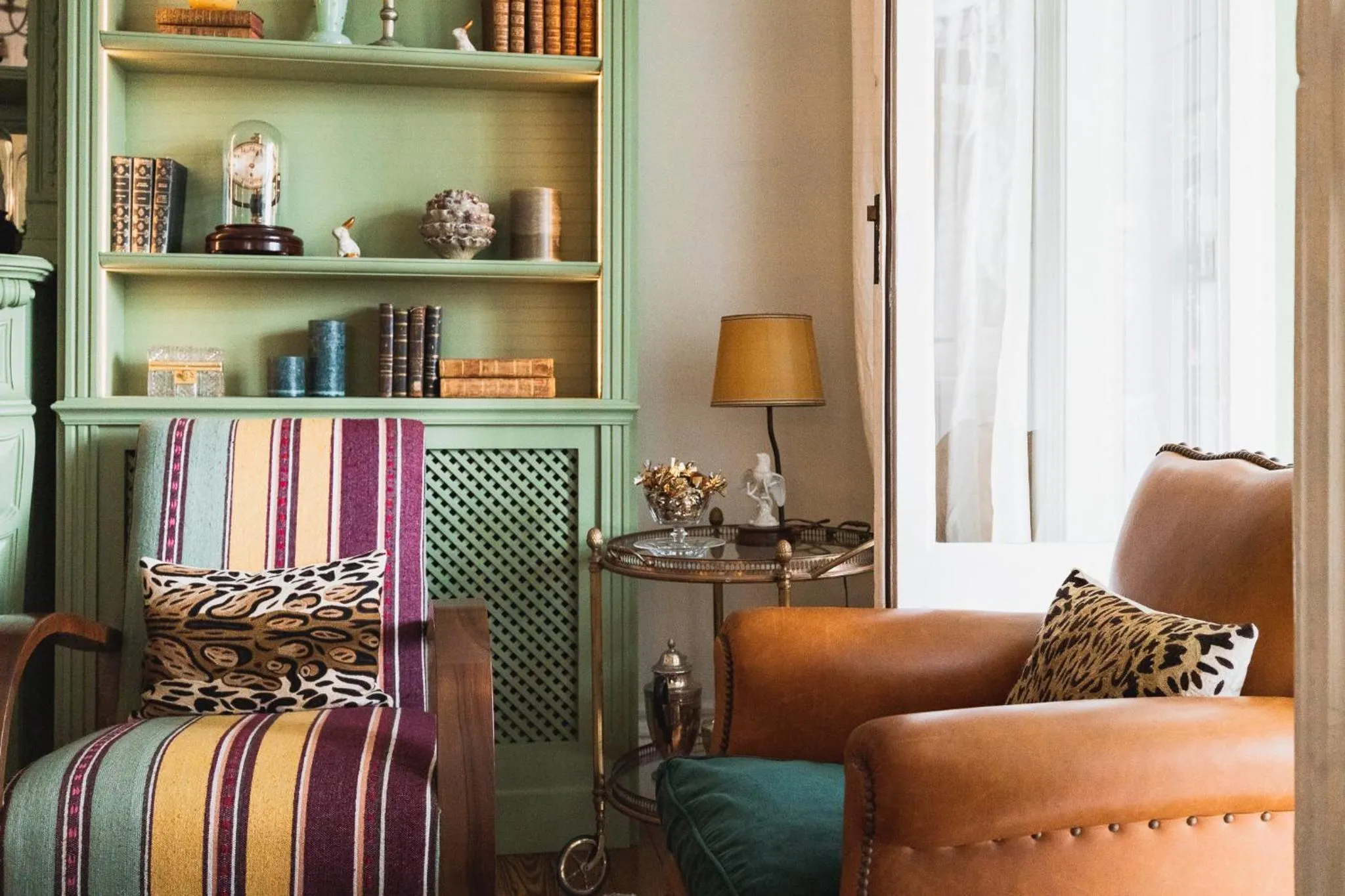 Library in Hotel Edouard VII