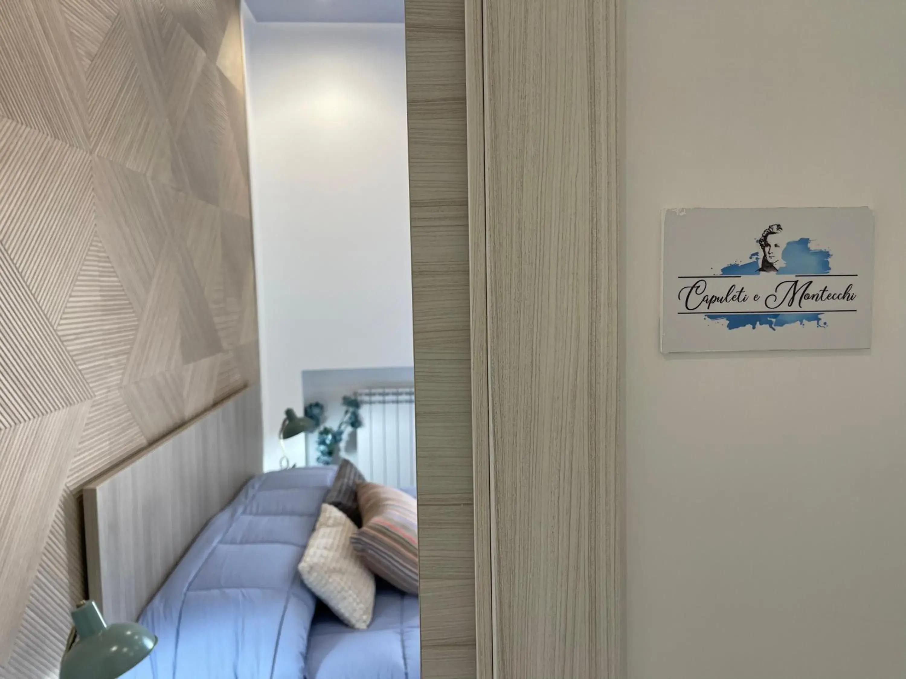 Deluxe Double Room with Balcony and Sea View in Dimora Bellini Deluxe Double Room with Balcony and Sea View in Dimora Bellini