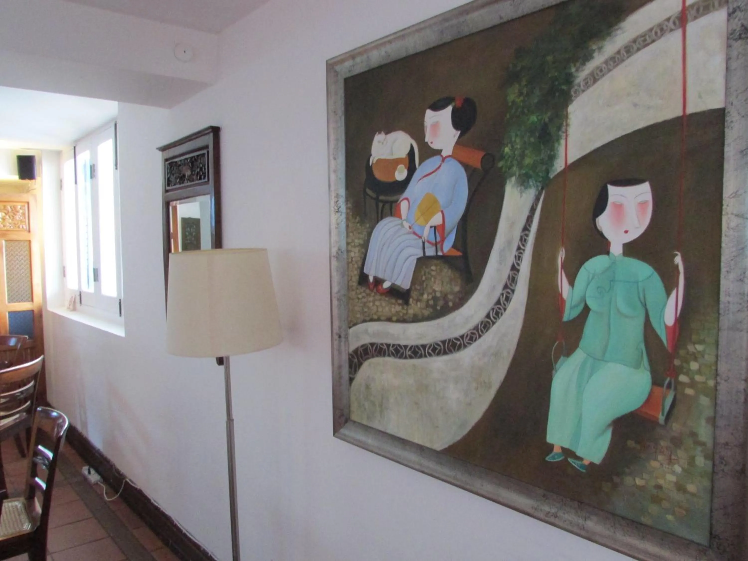 Decorative detail in Perak Hotel