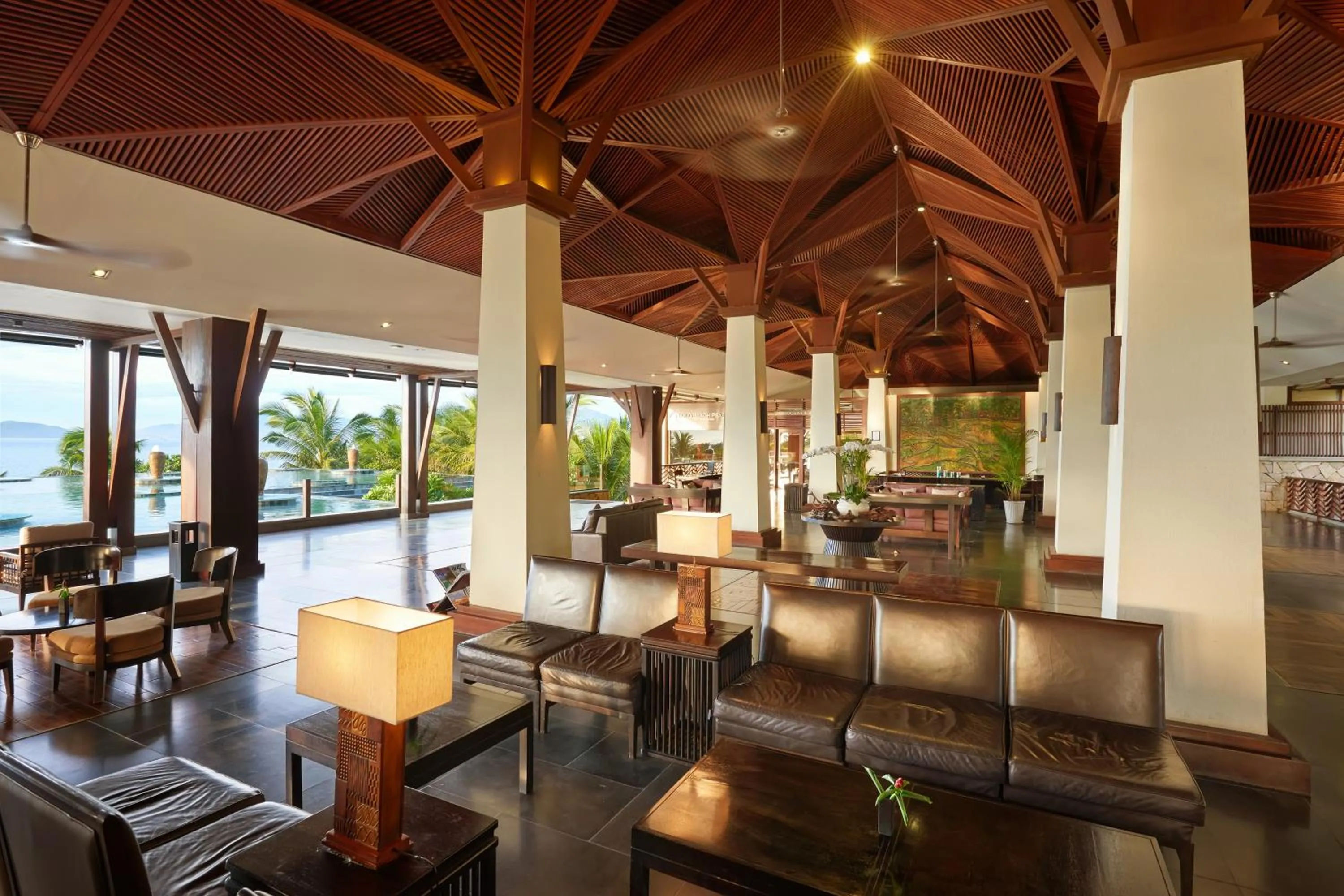 Communal lounge/ TV room in Amiana Resort Nha Trang