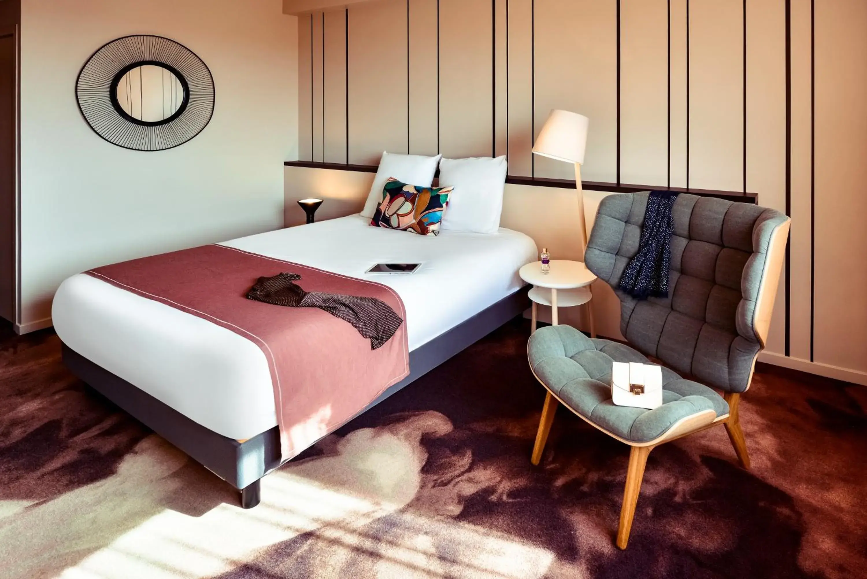 Bedroom, Bed in Mercure Lyon Genas Eurexpo Bedroom, Bed in Mercure Lyon Genas Eurexpo