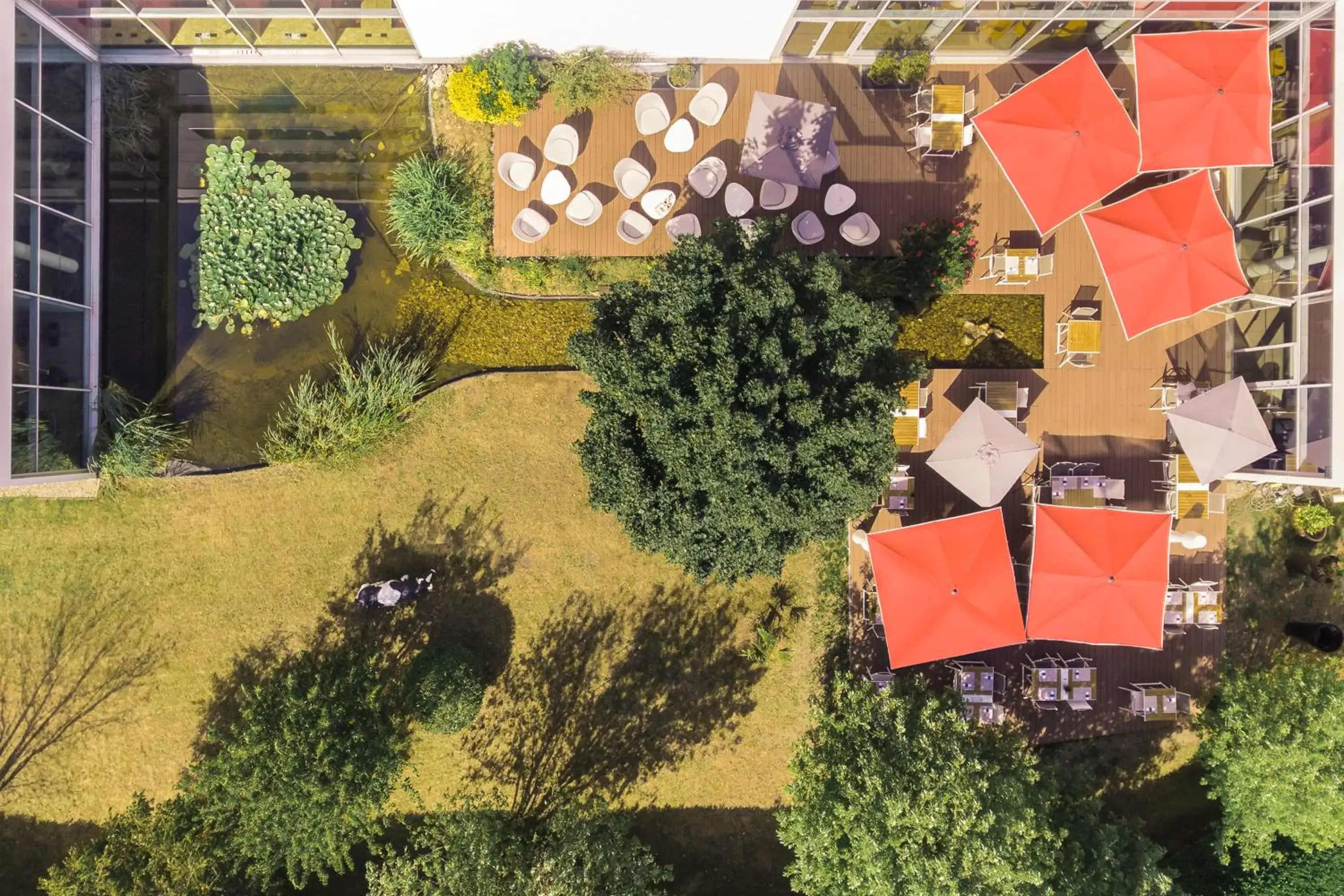 Bird's eye view in Mercure Lyon Genas Eurexpo Bird's eye view in Mercure Lyon Genas Eurexpo