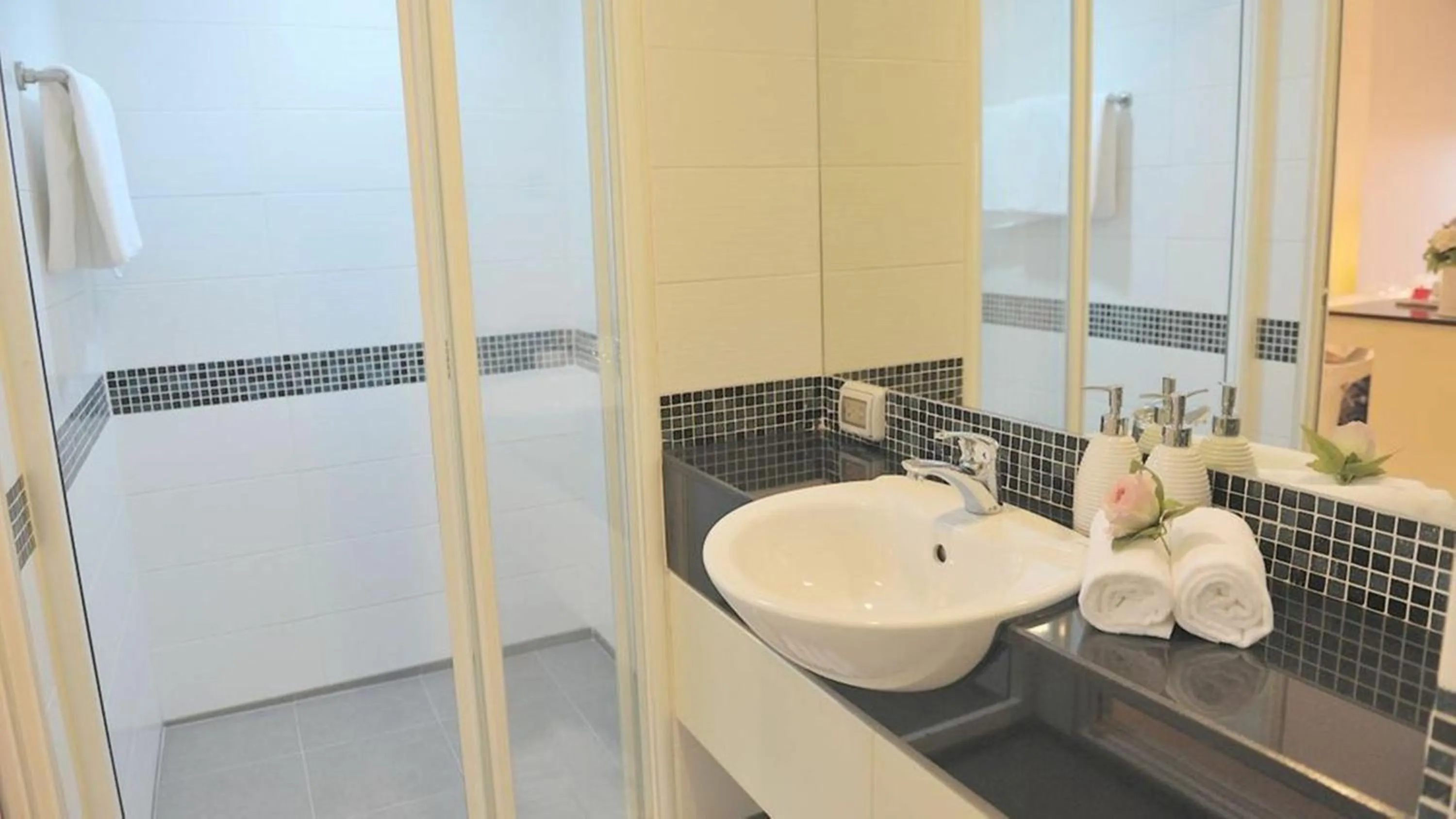 Shower in Duplex 21 Apartment