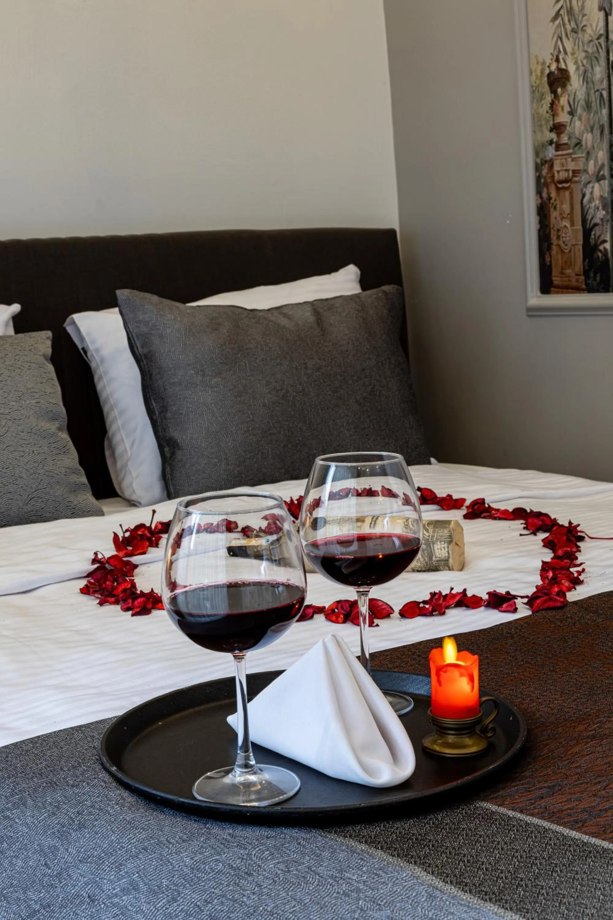 Bed in APOLLO HOTEL & APARTMENtS