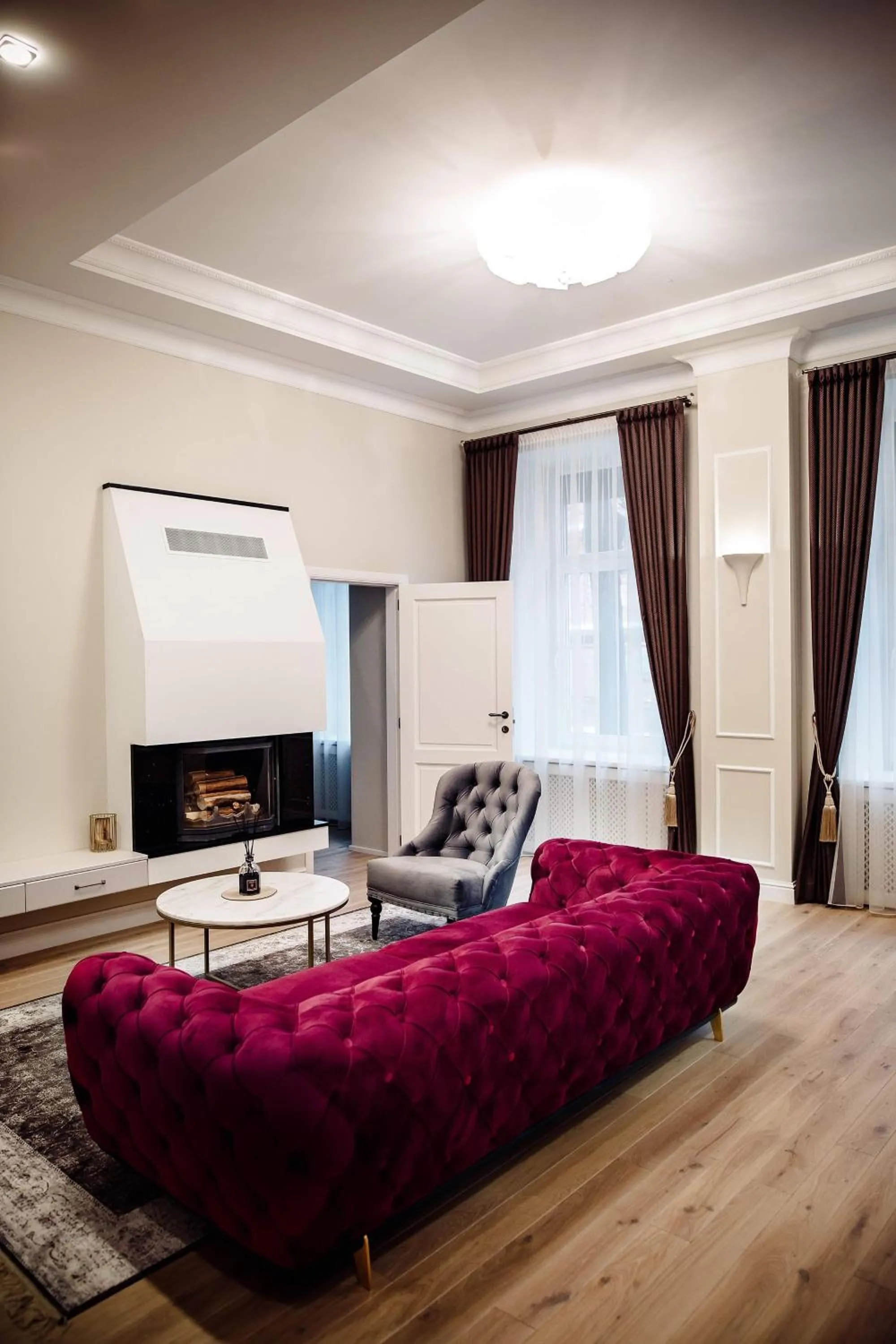 Communal lounge/ TV room in Kranto apartaments