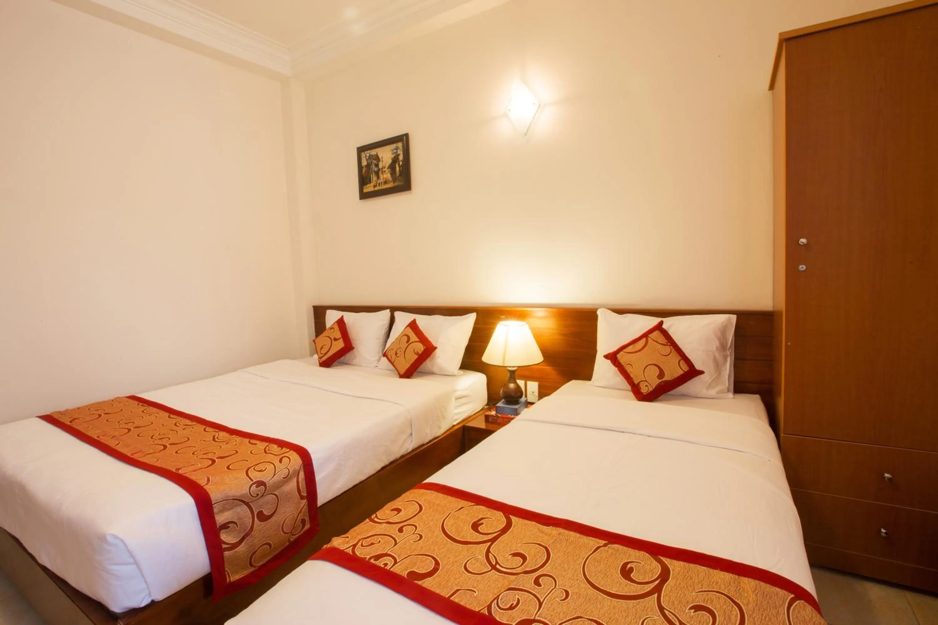 Bed in Ngoc Minh Hotel