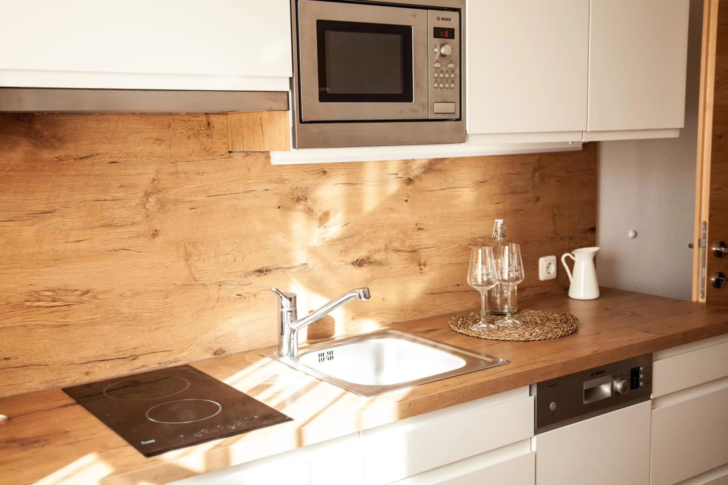Kitchen or kitchenette in Haus Kathrin