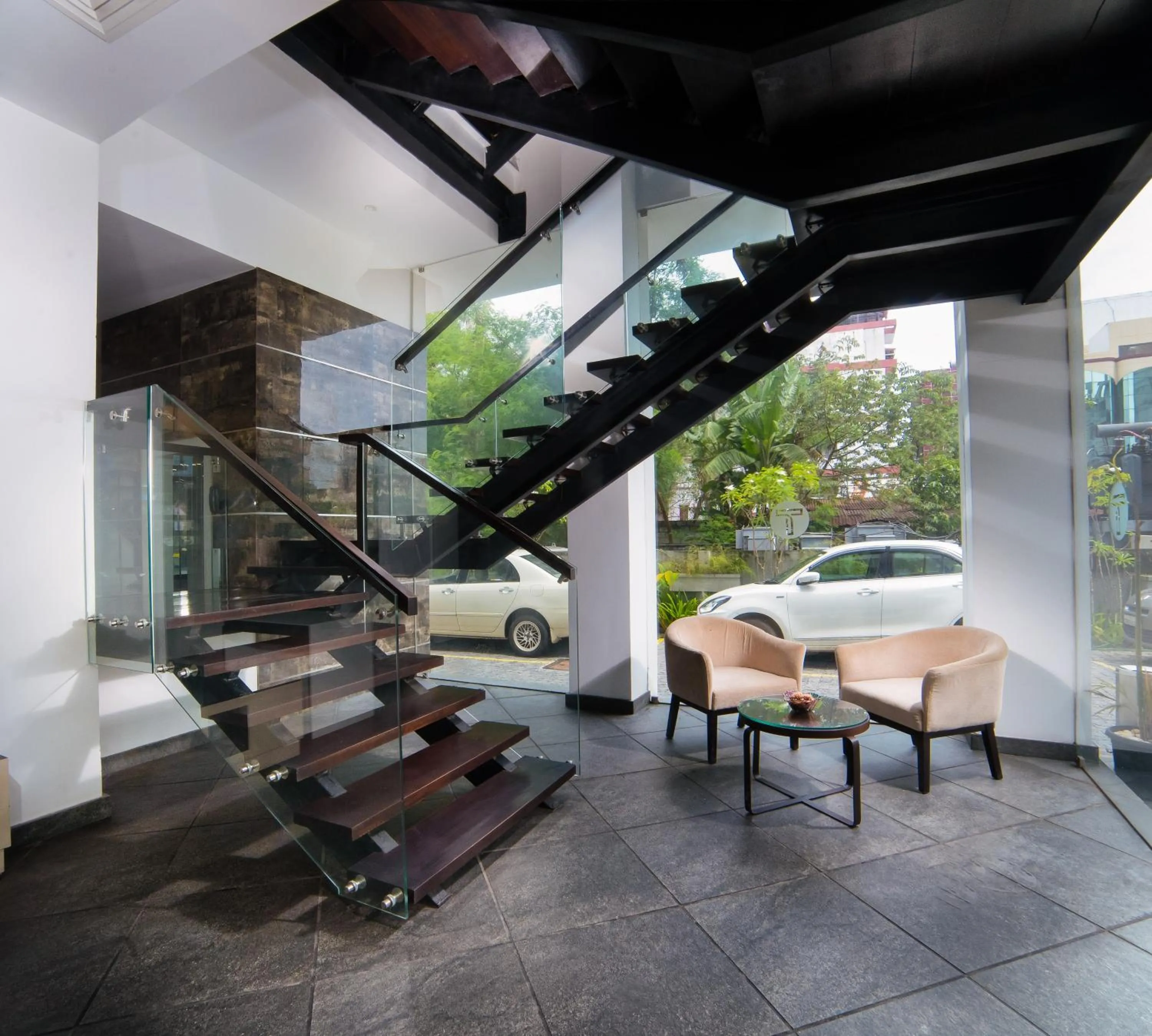 Seating area in The Terrace by Ladder Mgd by Citrine