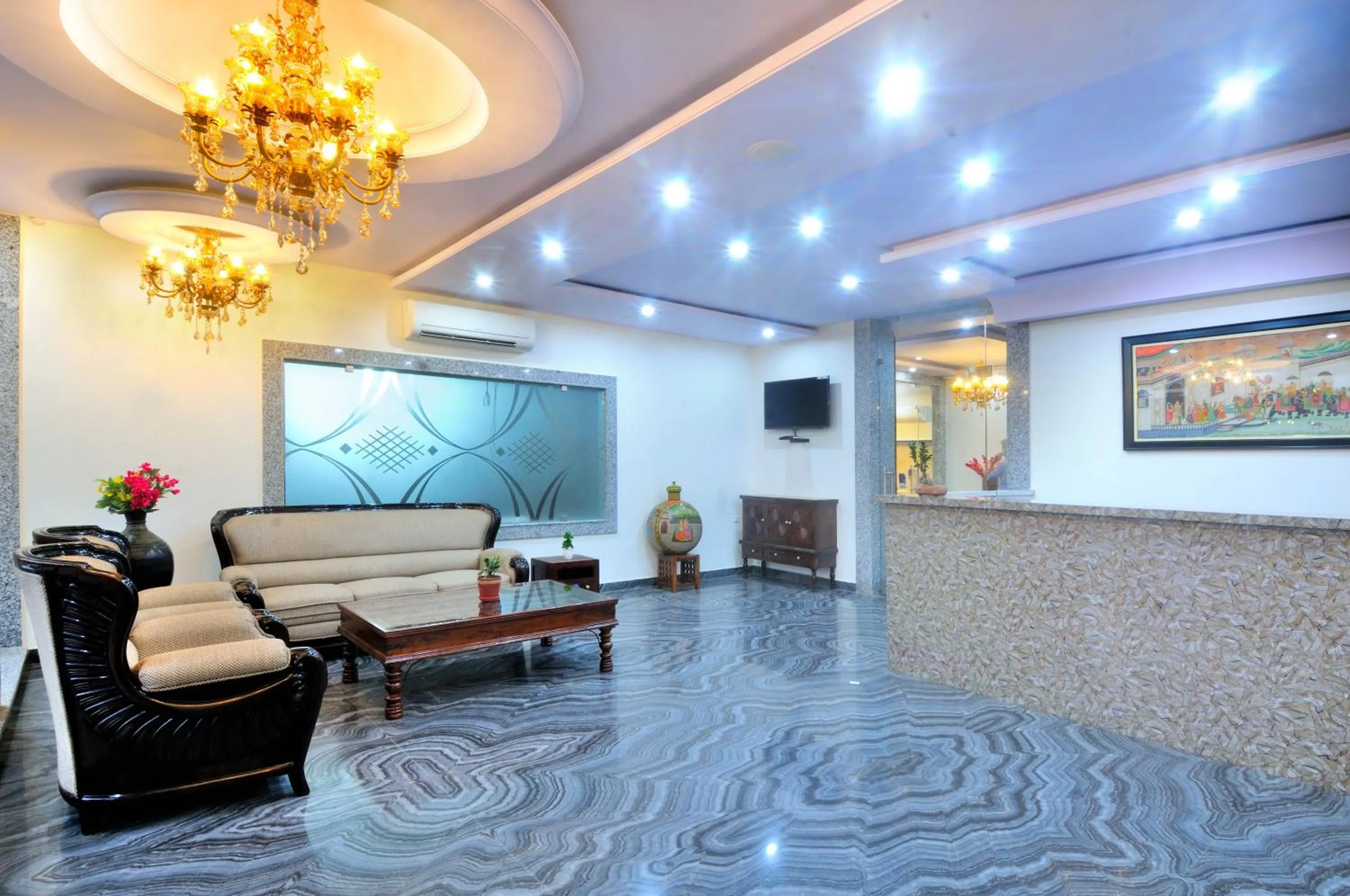 Lobby or reception in Trimrooms Mount Blue