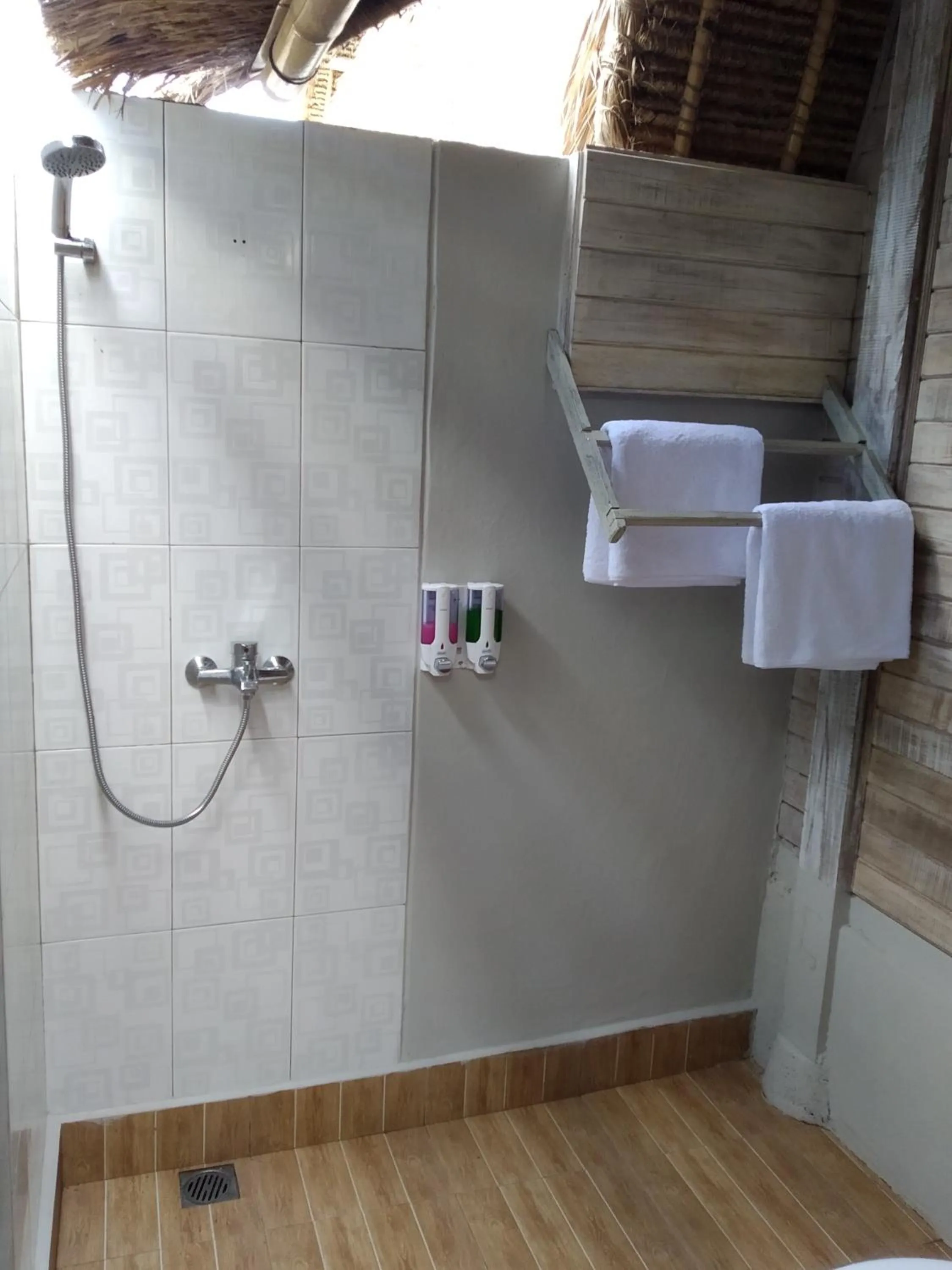 Shower in HoneyBee Huts