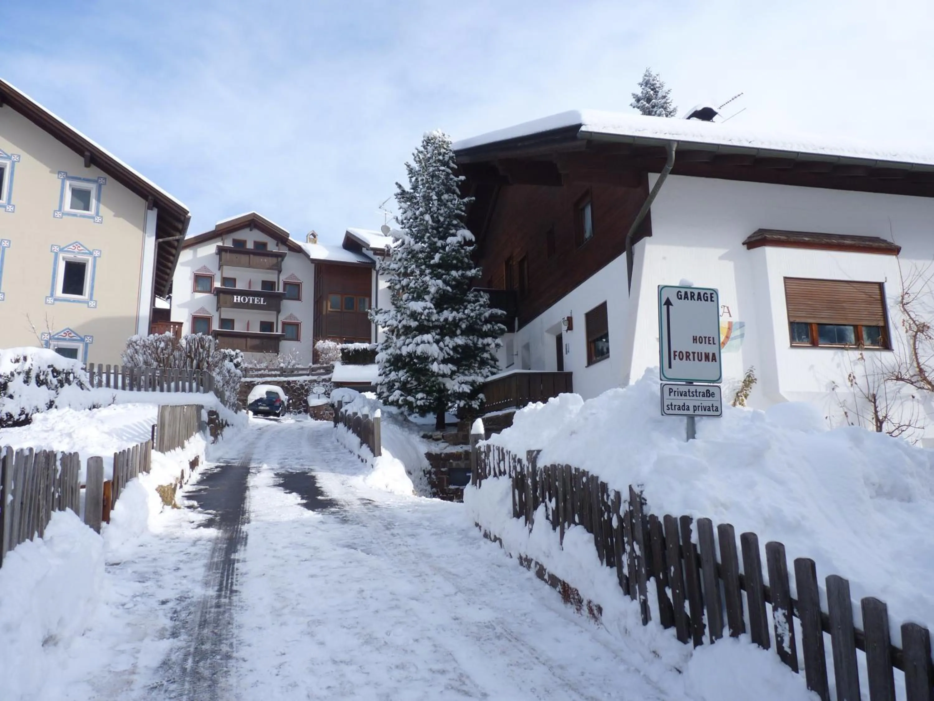 Property building in Hotel Fortuna