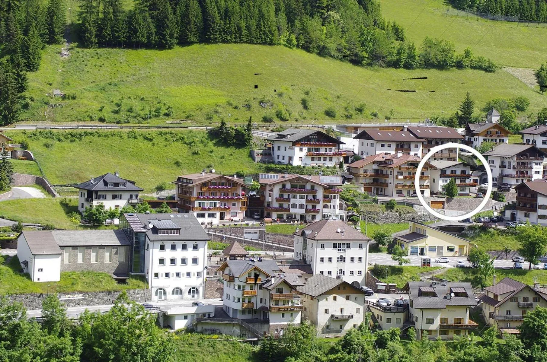 Bird's eye view in Garni Le Chalet