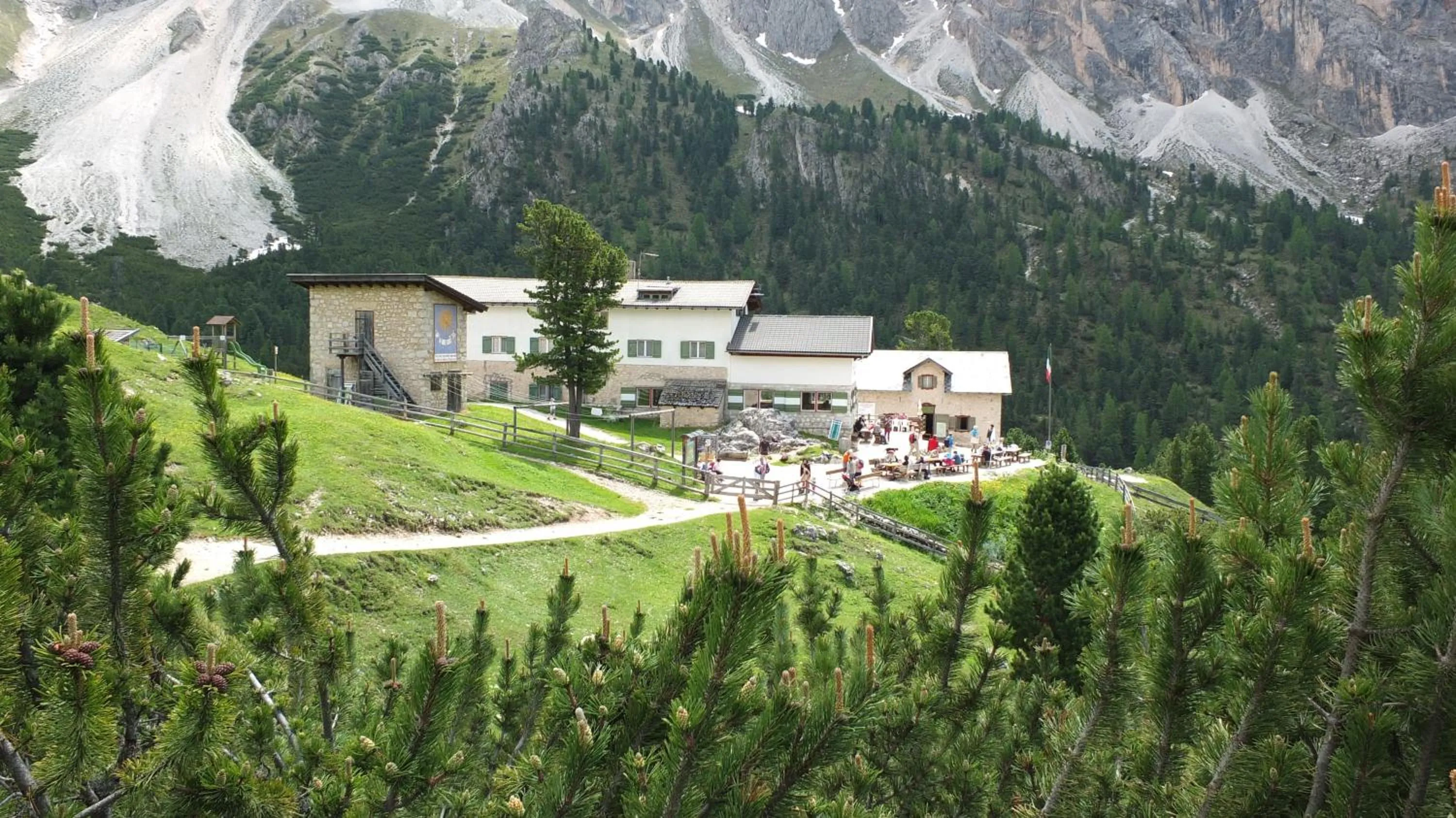 Natural landscape in Garni Le Chalet