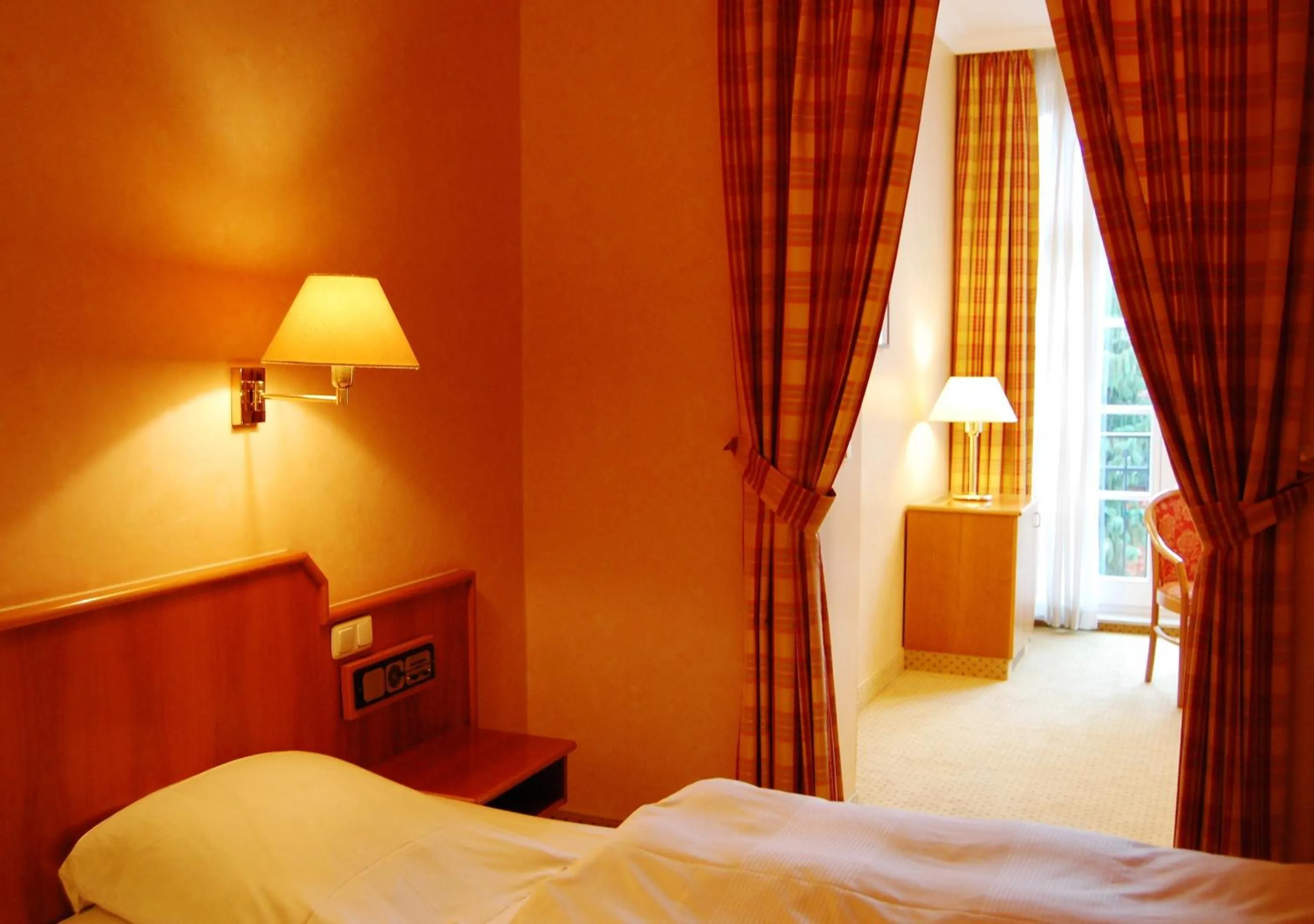 Bed in Hotel Frankenbach