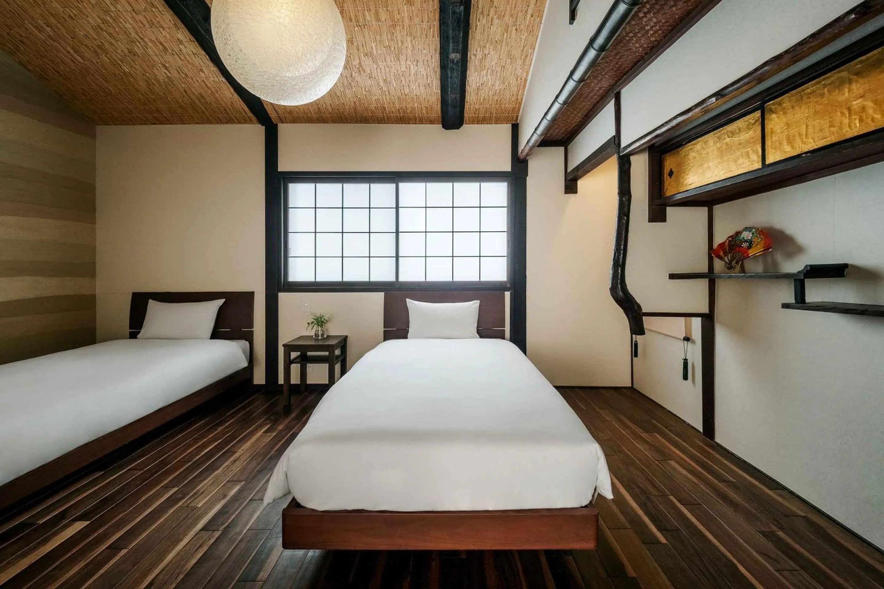 Bedroom, Bed in Anzu an Machiya House